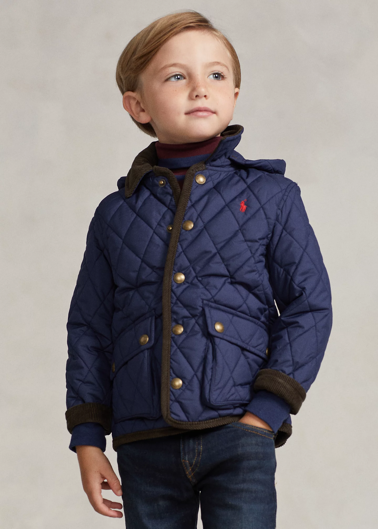 Water-Repellent Hooded Barn Jacket