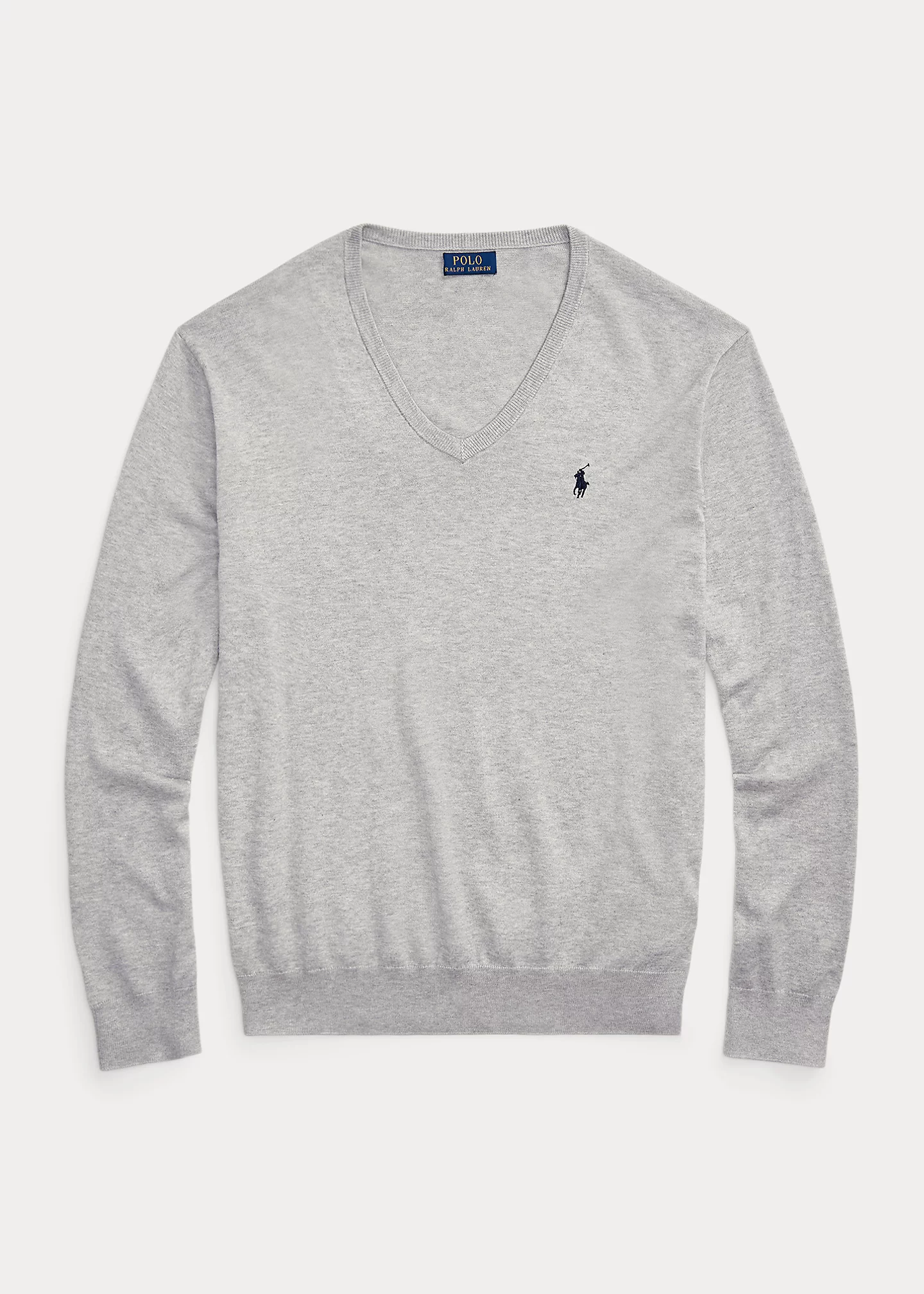 Cotton V-Neck Sweater