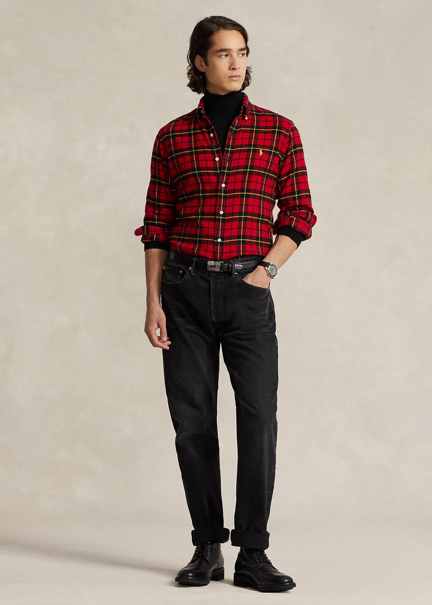Lunar New Year Classic Fit Plaid Shirt