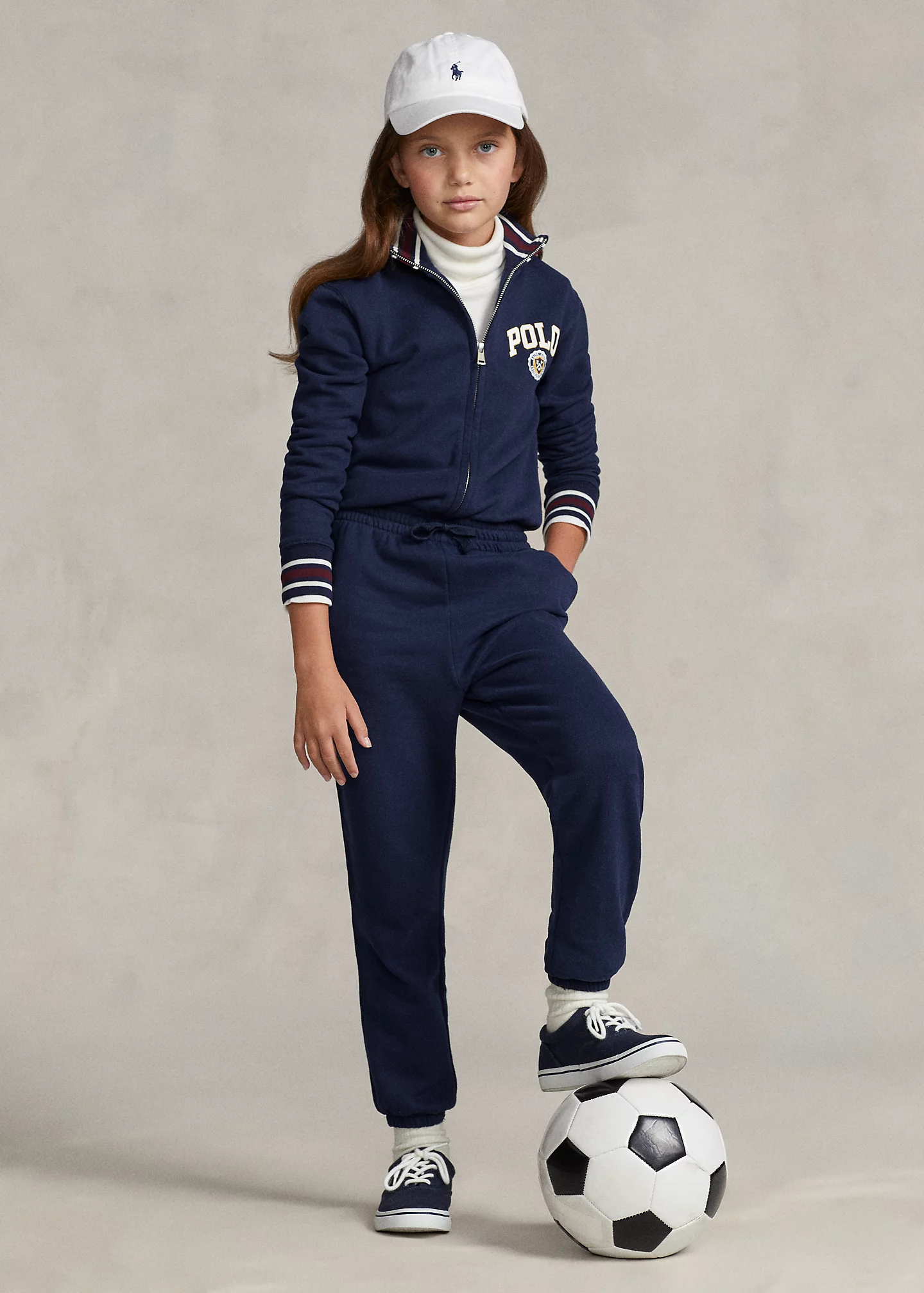 Logo Crest Fleece Jumpsuit