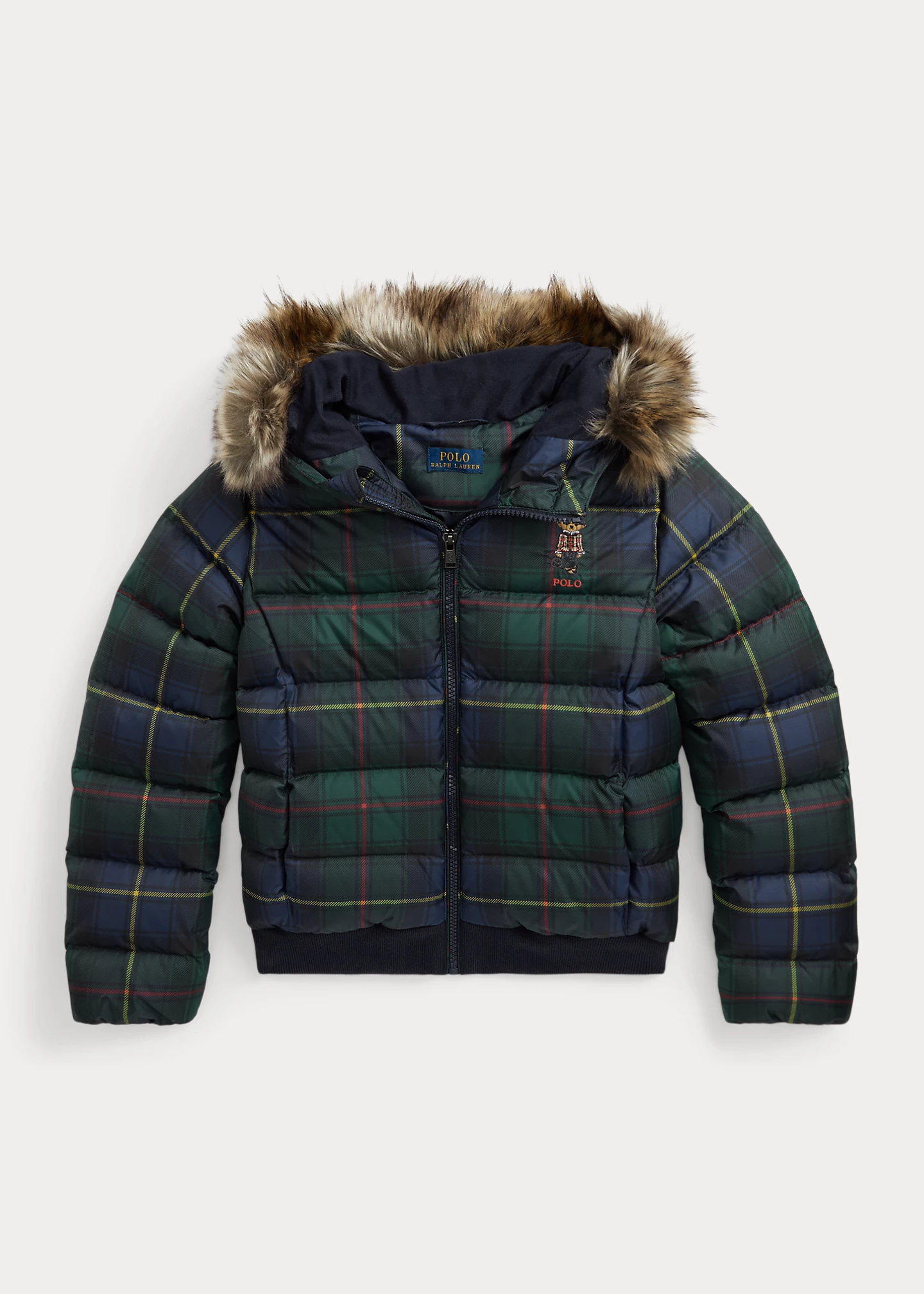 Water-Resistant Polo Bear Down Jacket