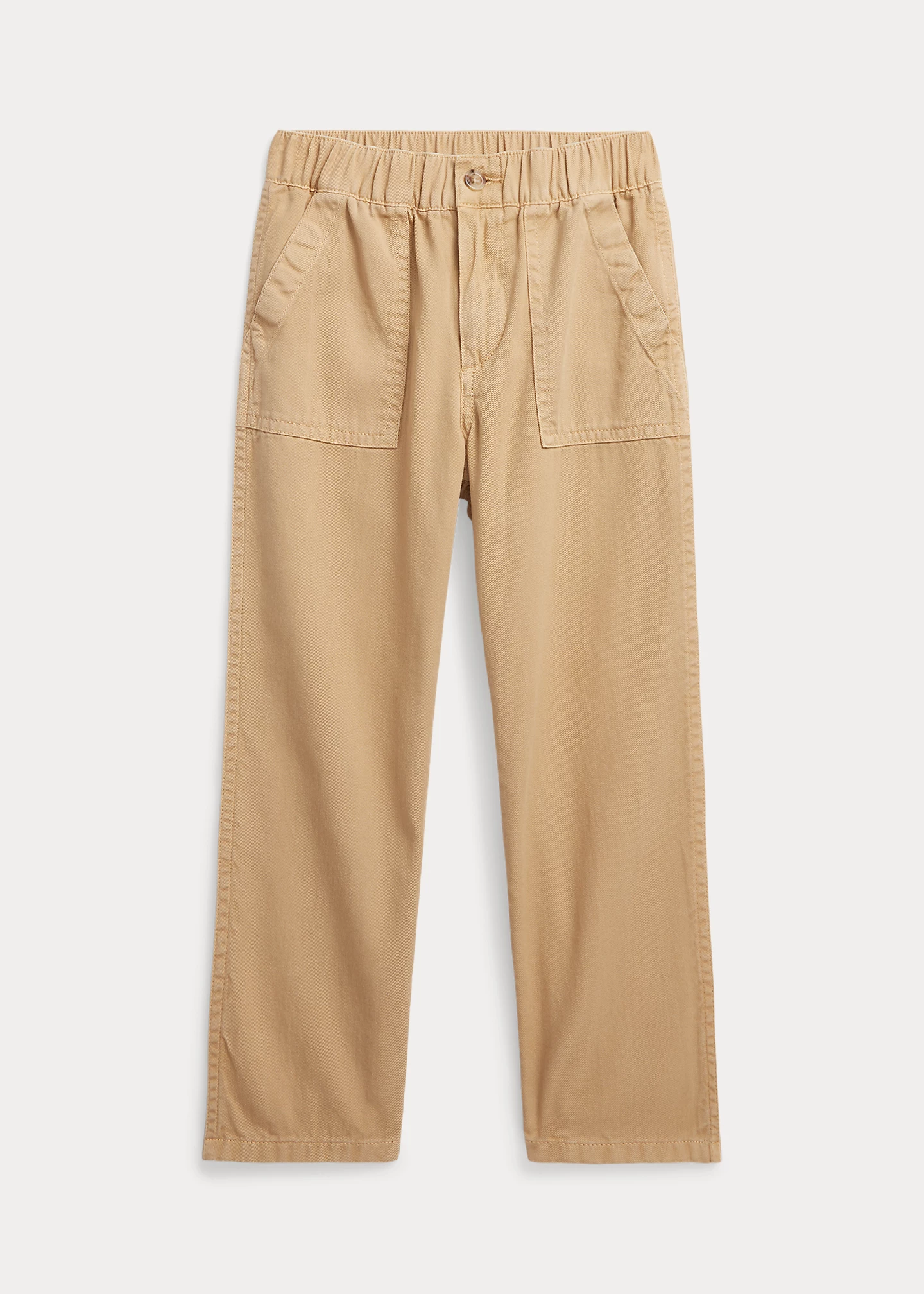 Straight-Leg Cotton Twill Pant