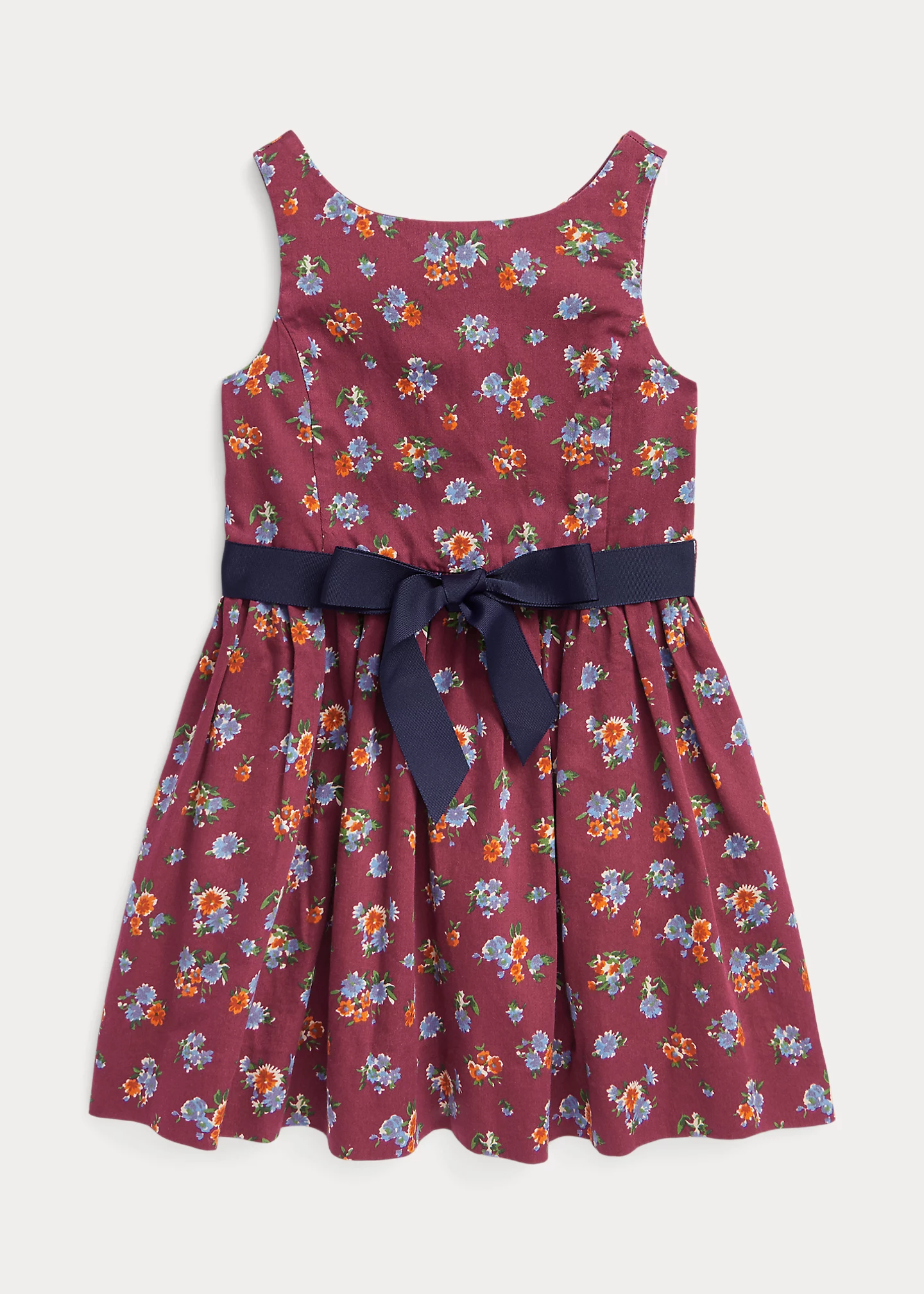 Floral Cotton Sateen Dress