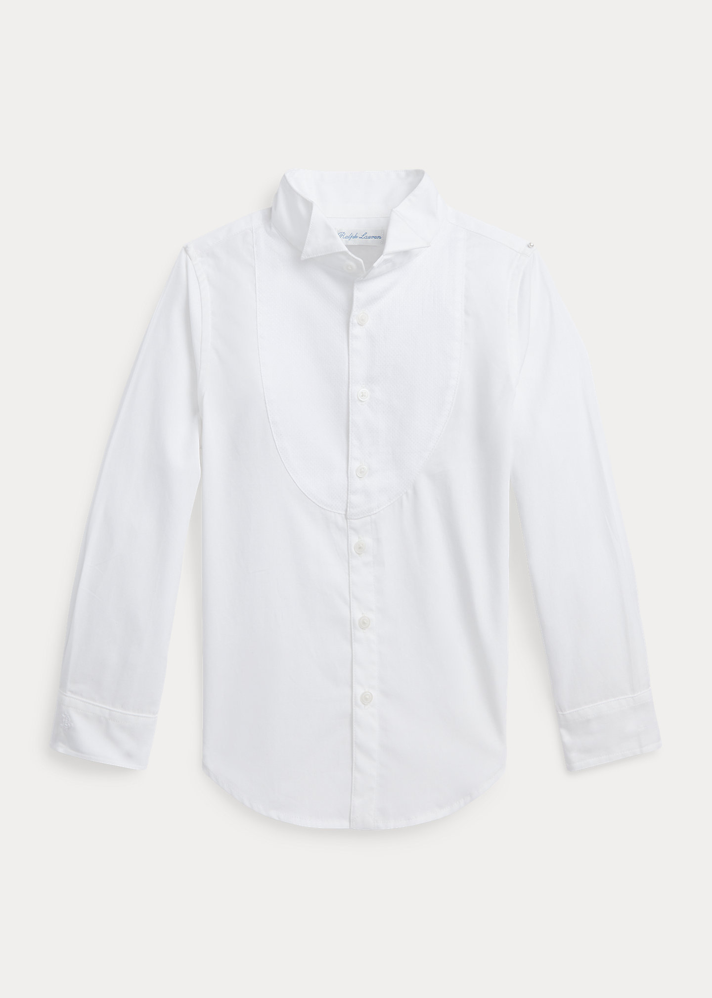 Cotton Broadcloth Tuxedo Shirt