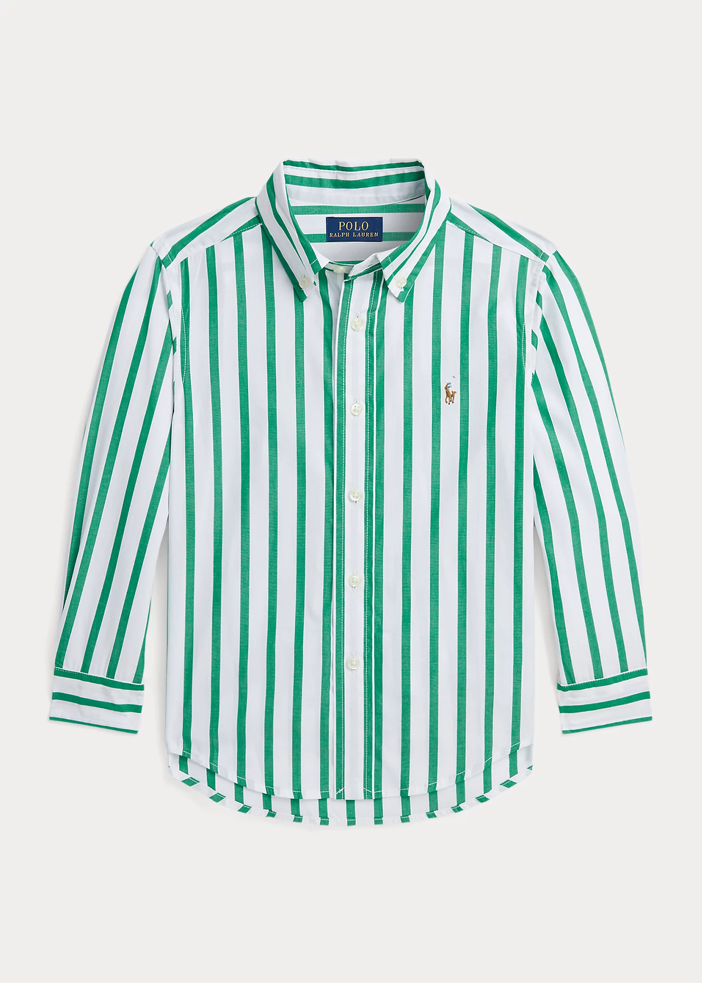 Striped Cotton Poplin Shirt