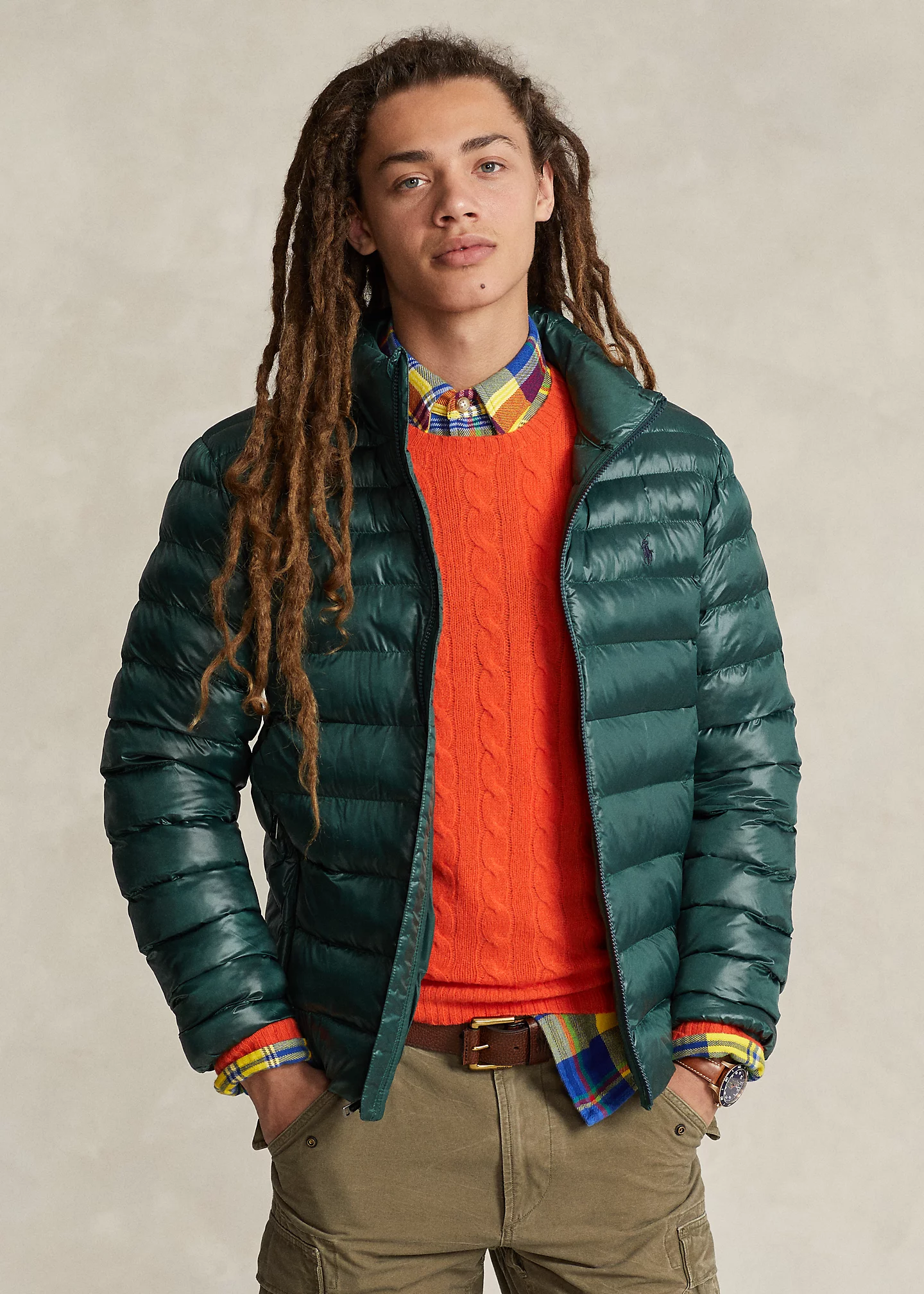 The Colden Packable Glossed Jacket