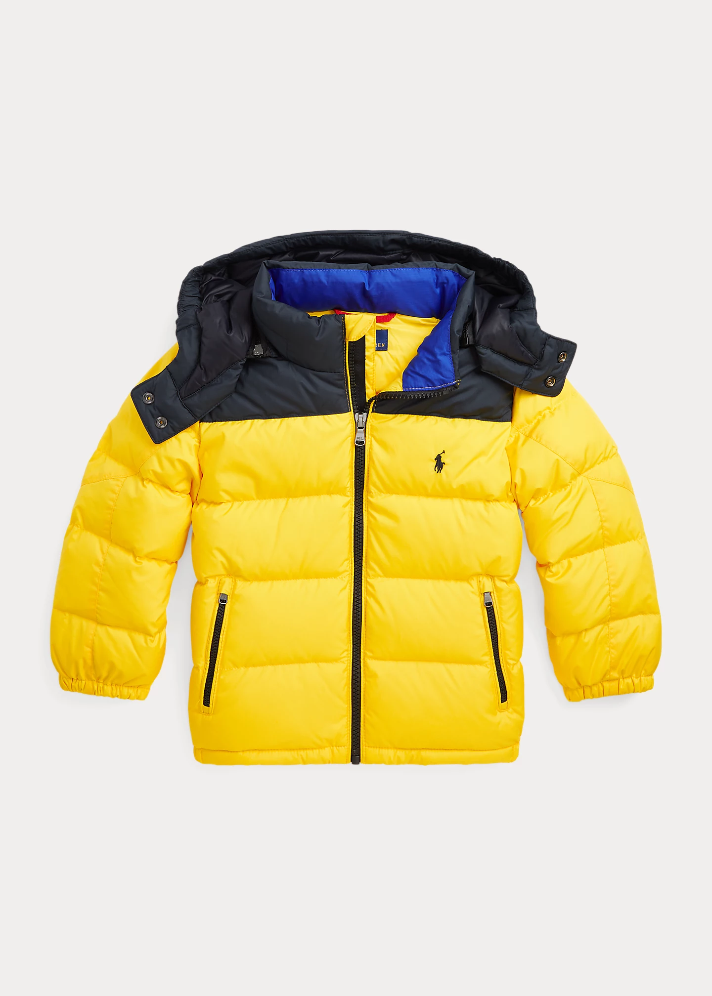 Water-Repellent Down Hooded Jacket