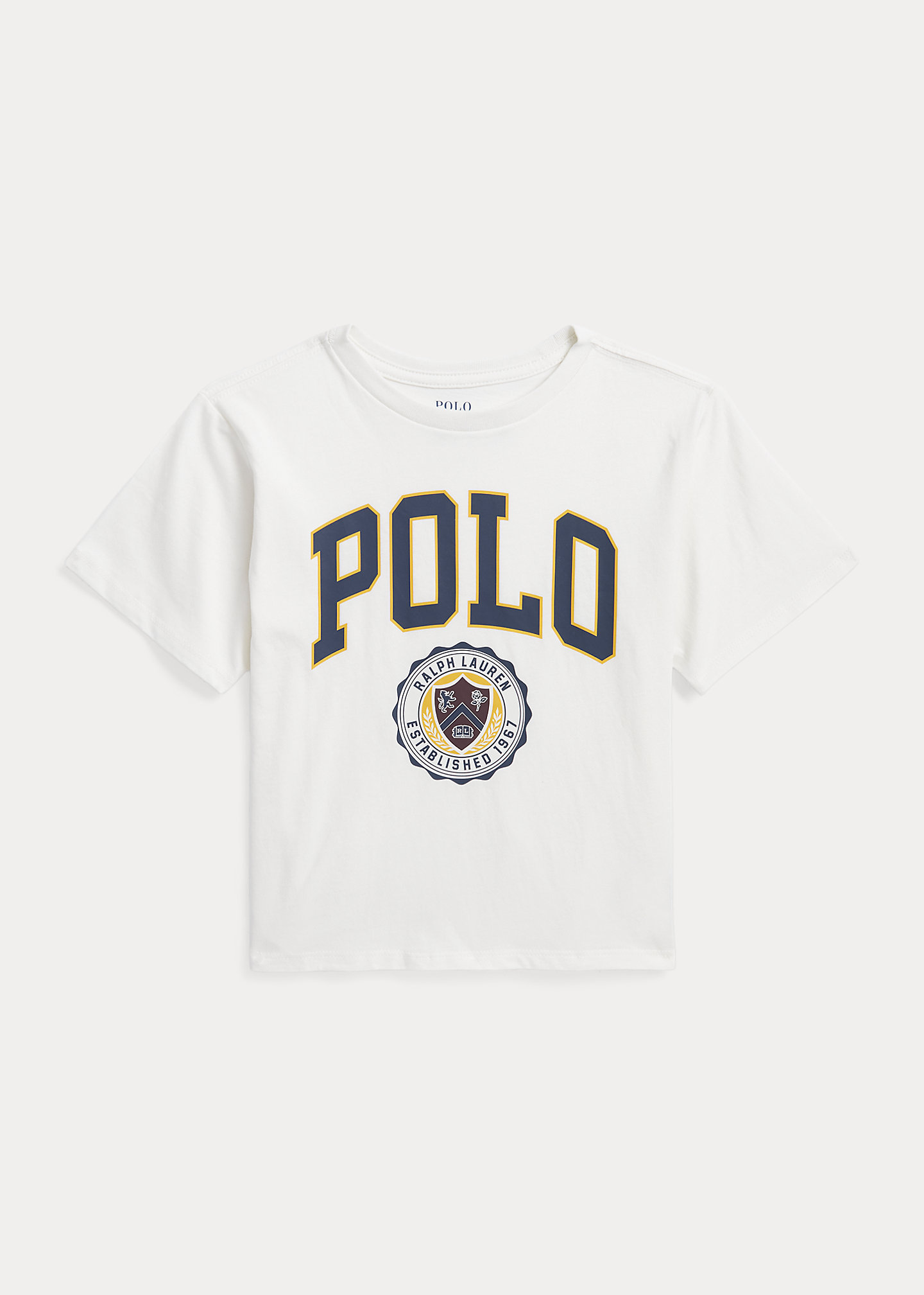 Logo Crest Cotton Jersey Tee