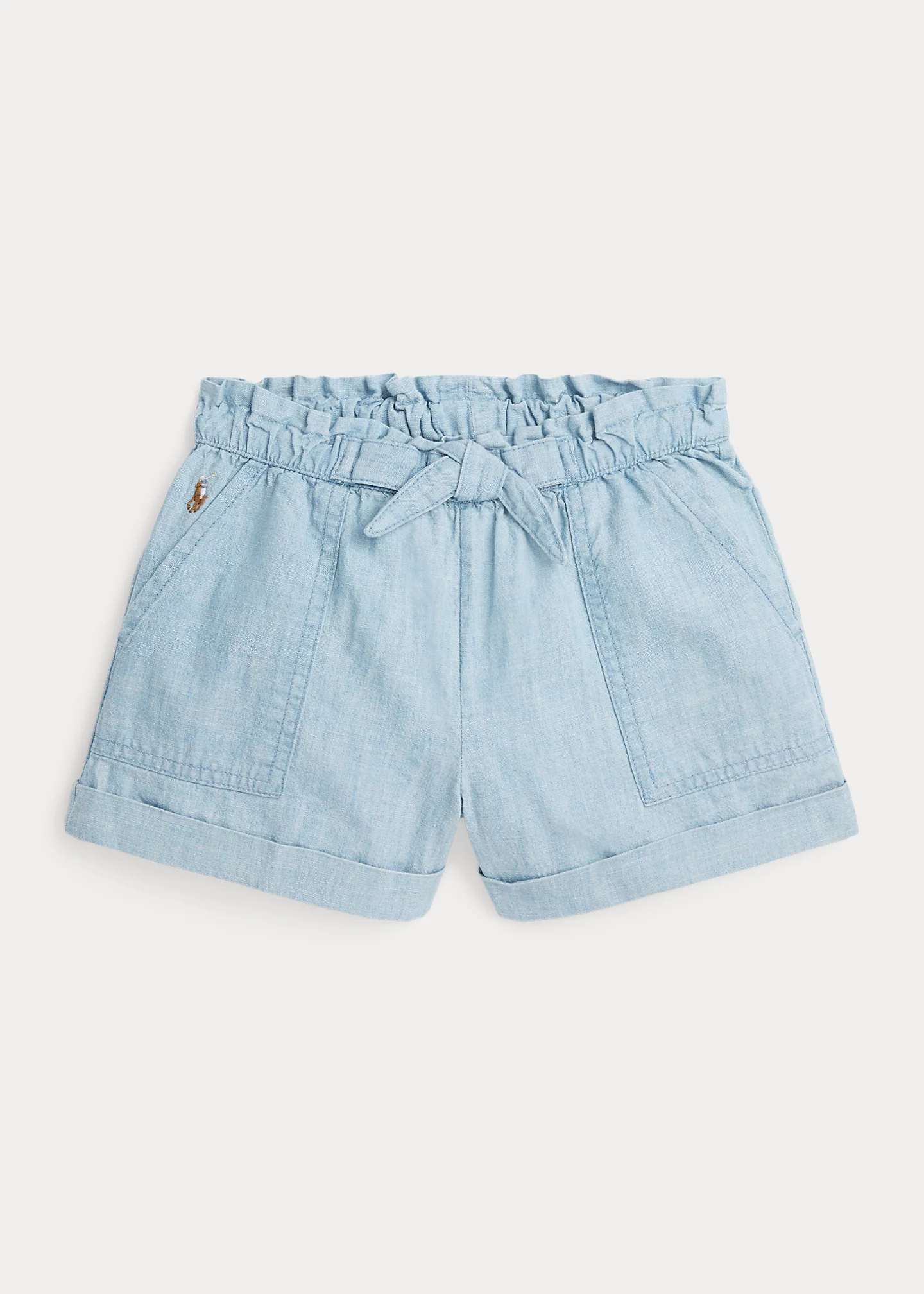 Cotton Chambray Camp Short