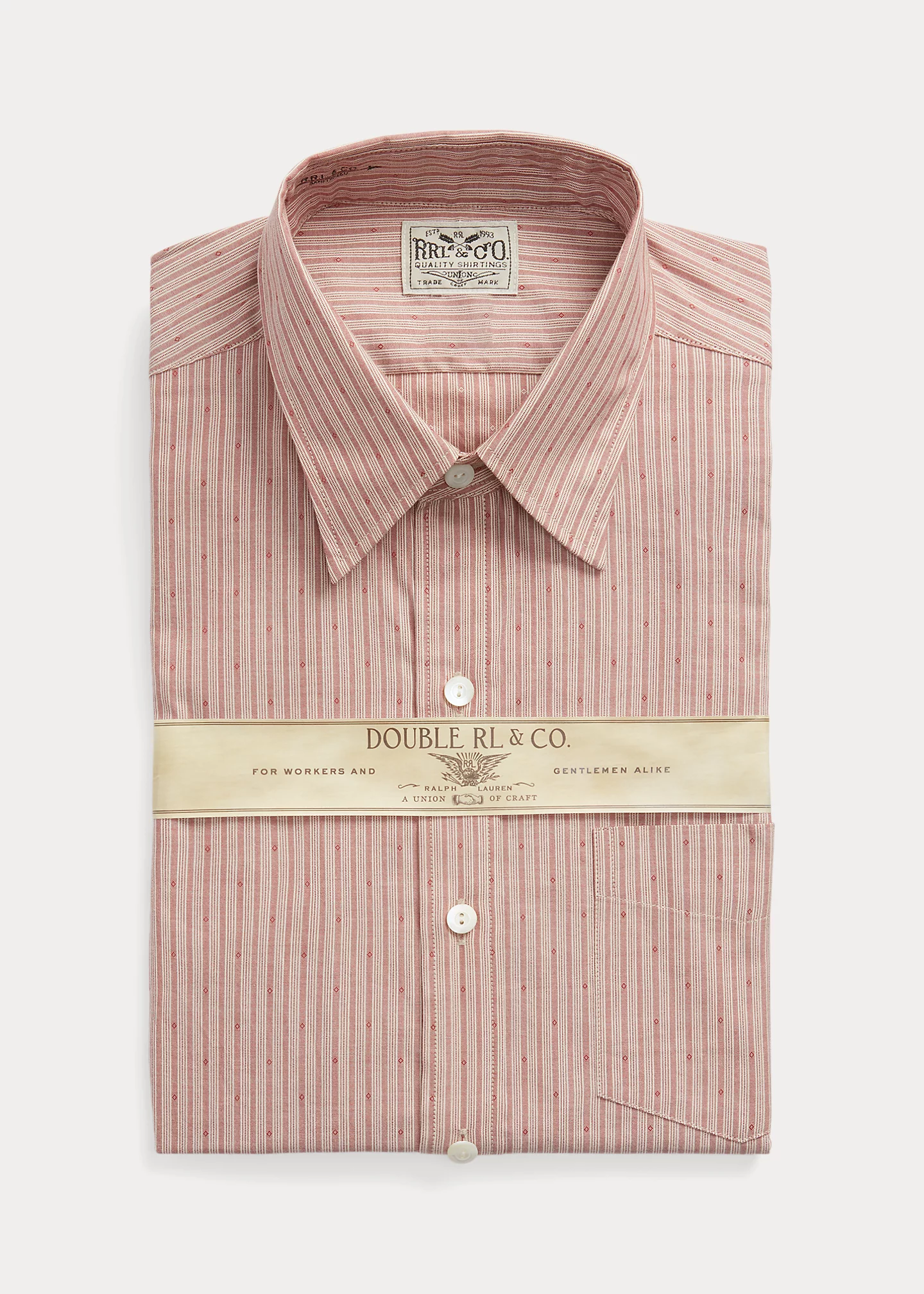 Slim Fit Geo-Striped Dobby Shirt