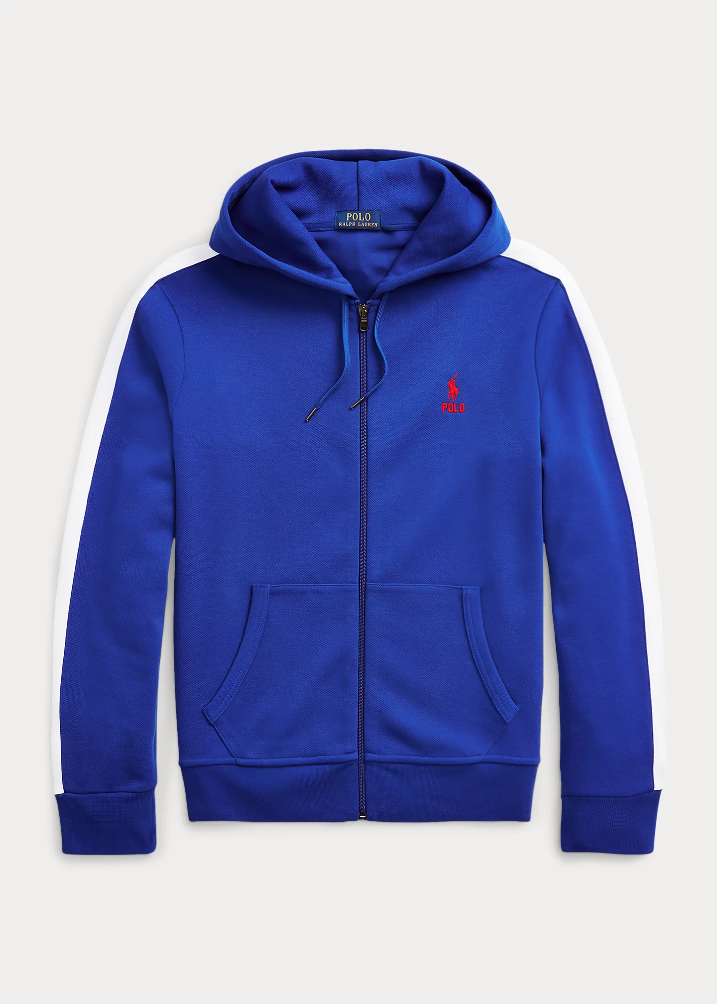 Double-Knit Mesh Full-Zip Hoodie