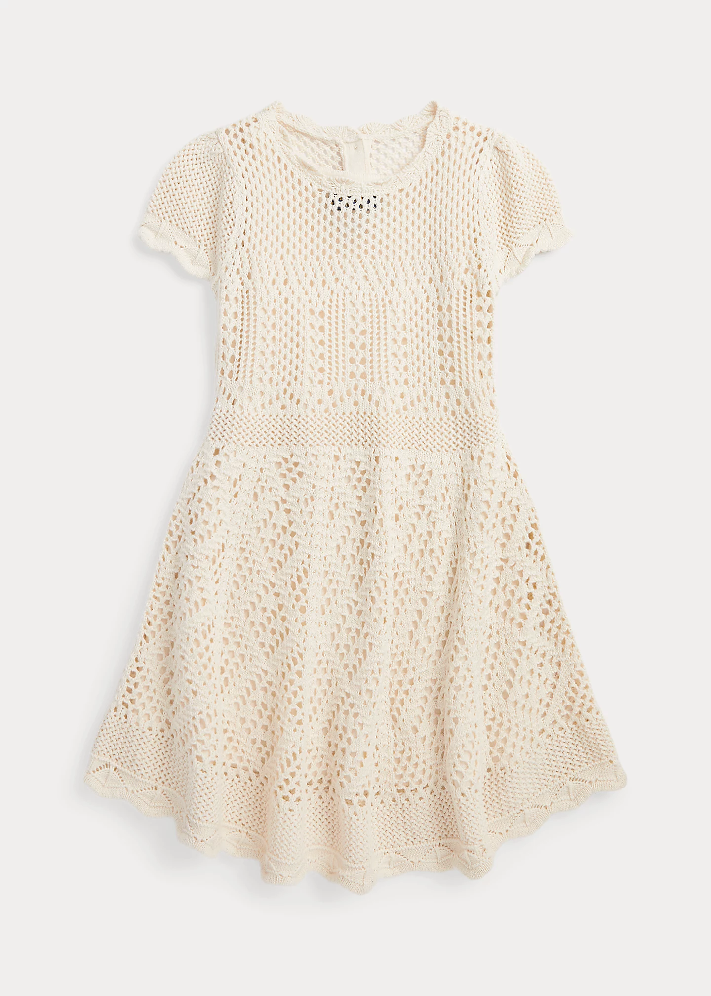 Pointelle-Knit Cotton Sweater Dress