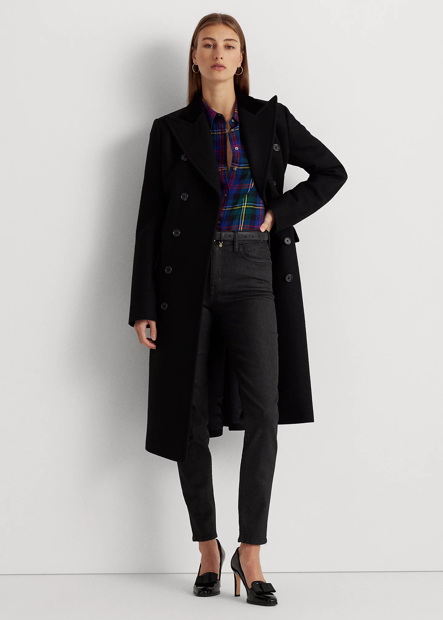 Coated High-Rise Skinny Ankle Jean