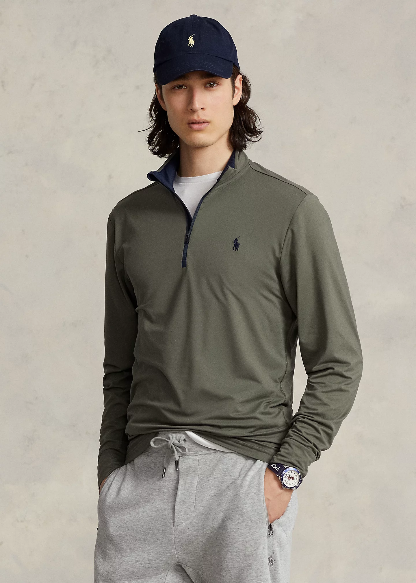 Performance Jersey Quarter-Zip Pullover