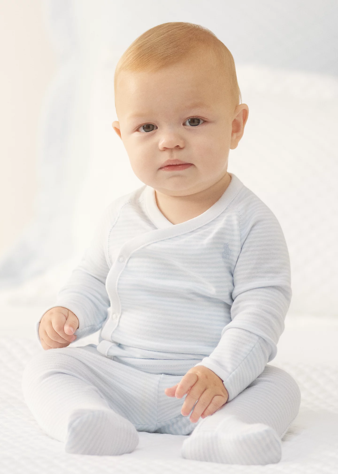 Striped Organic Cotton Top & Pant Set