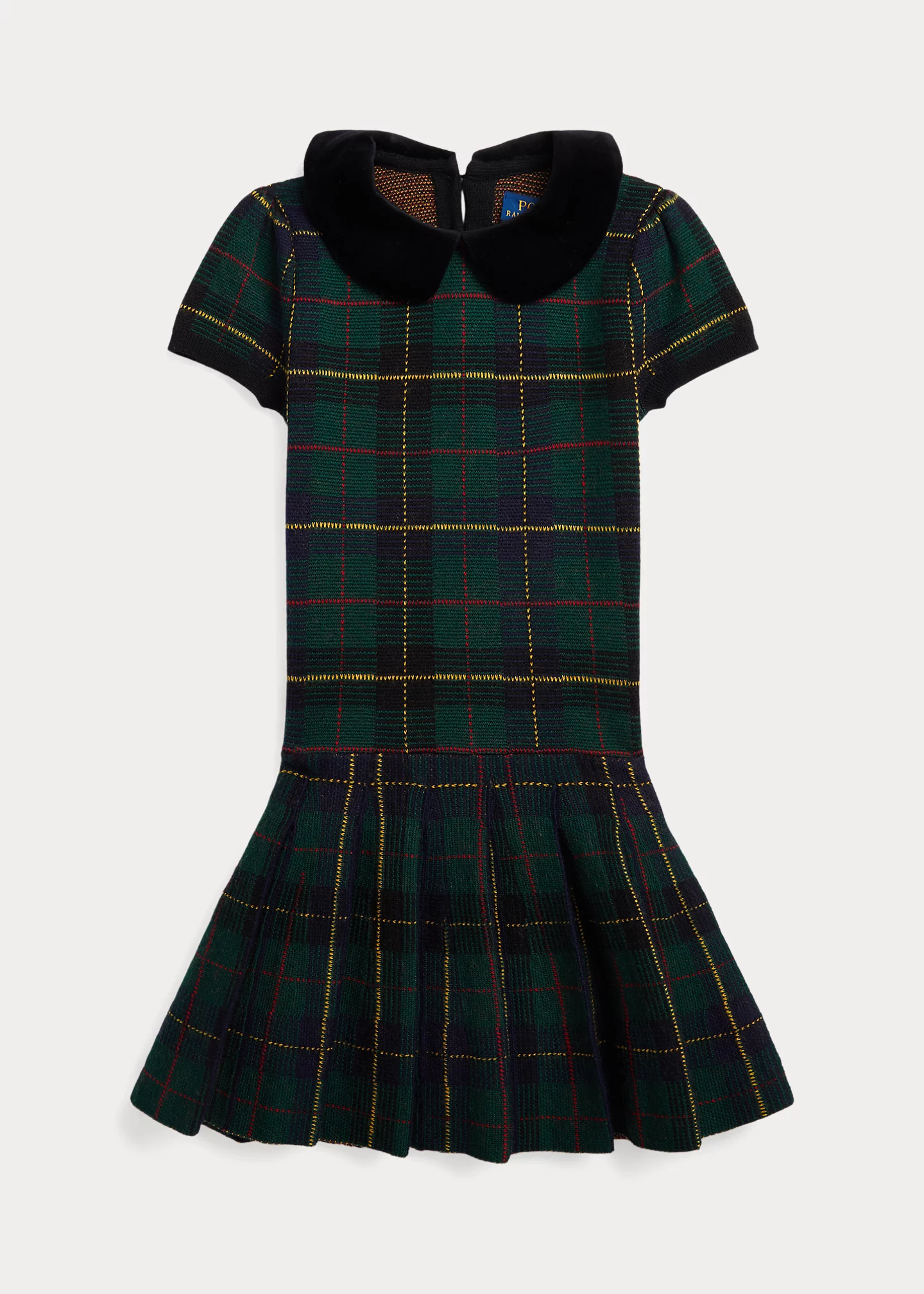 Plaid Wool Sweater Dress