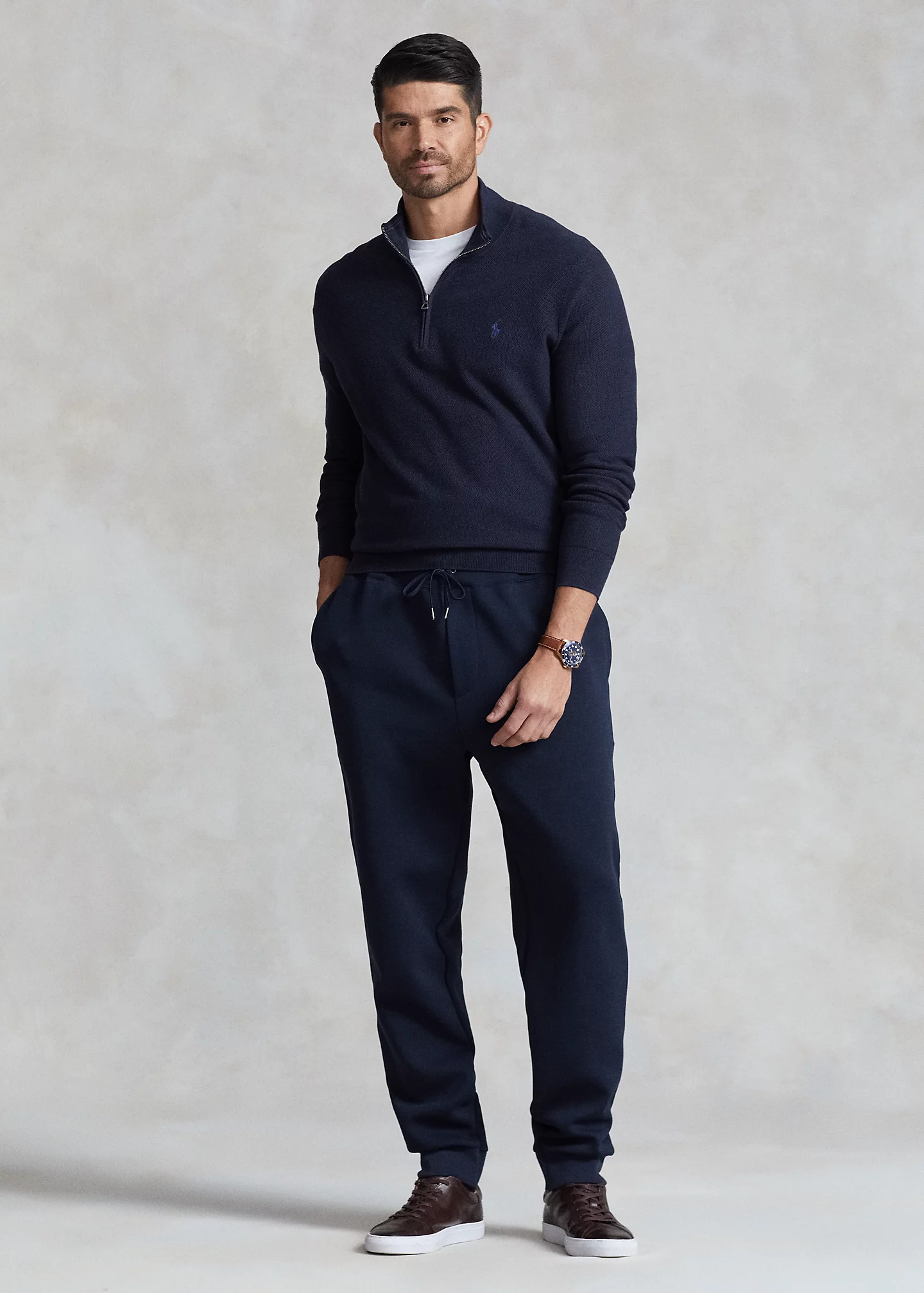 Logo Double-Knit Jogger Pant