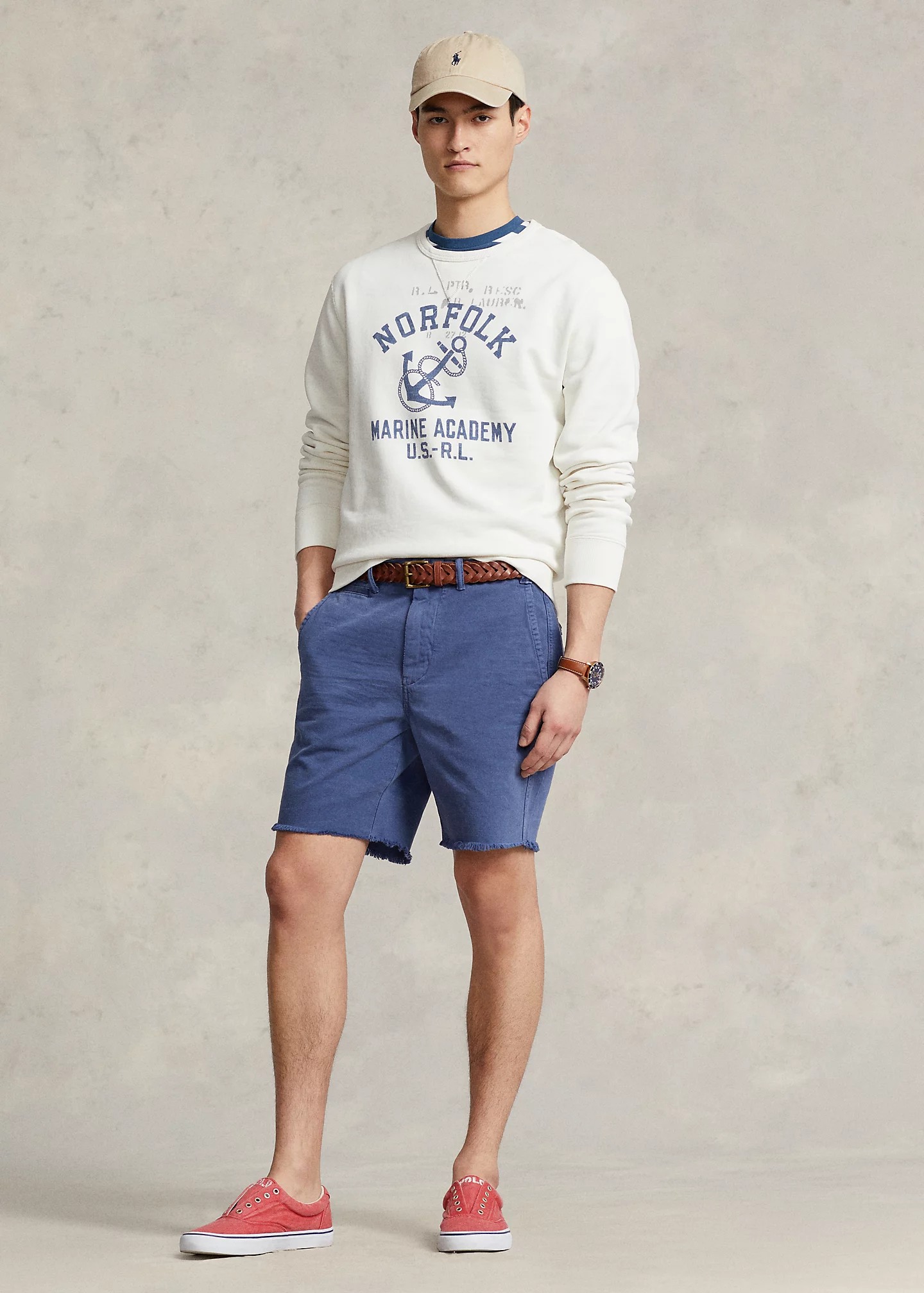 8-Inch Straight Fit Chino Short