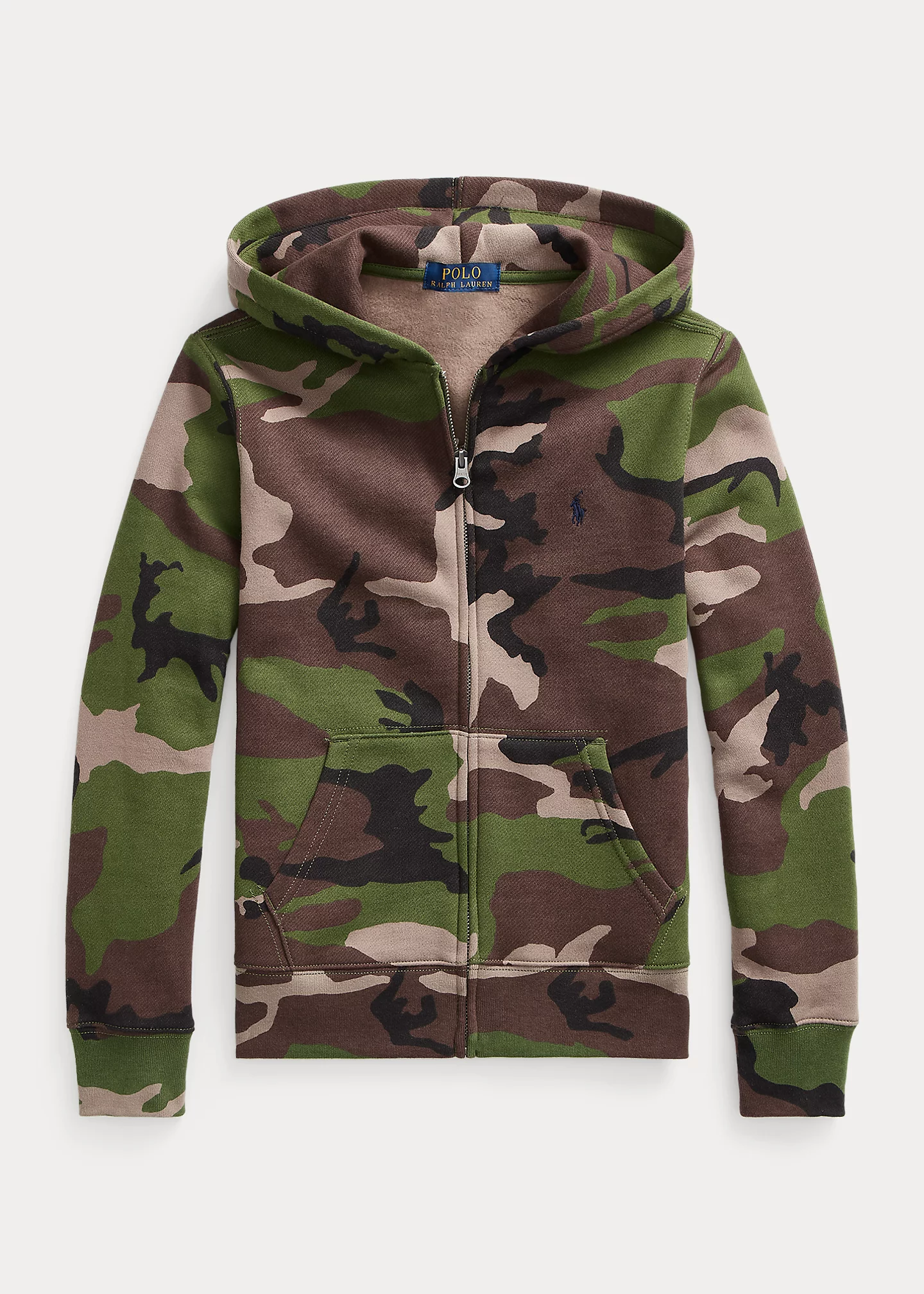 Camo Fleece Full-Zip Hoodie