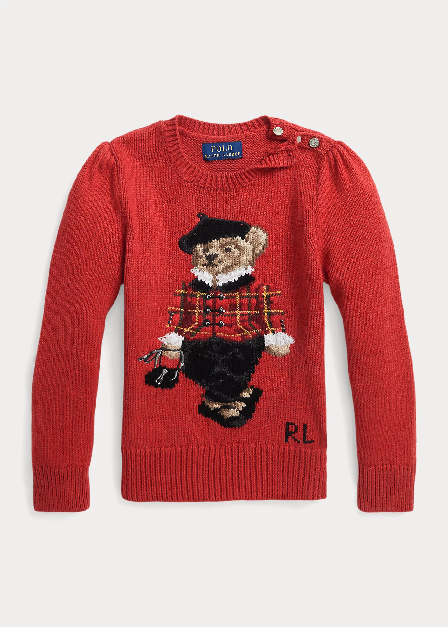Polo Bear Cotton-Blend Sweater