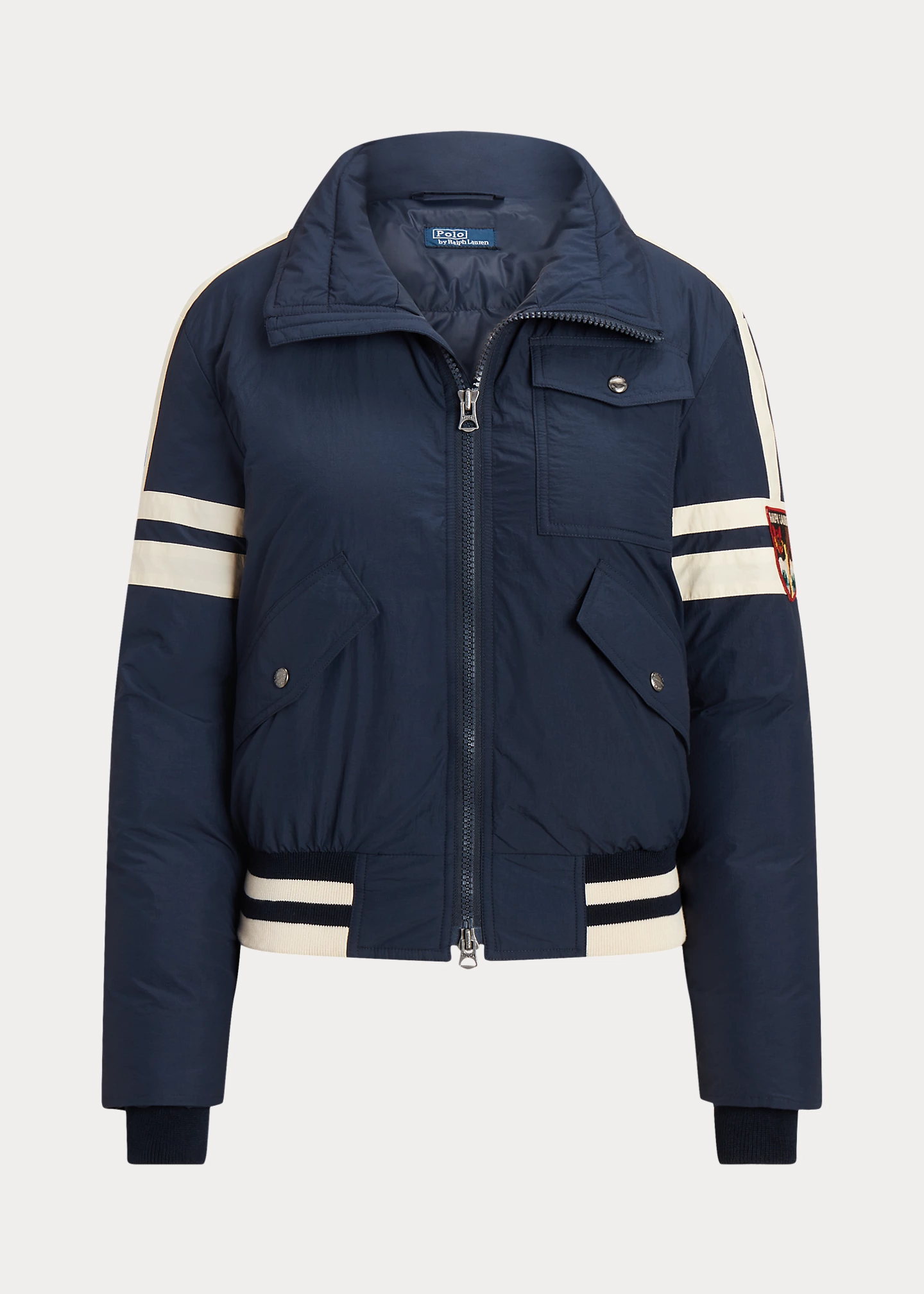 Water-Repellent Down Flight Jacket