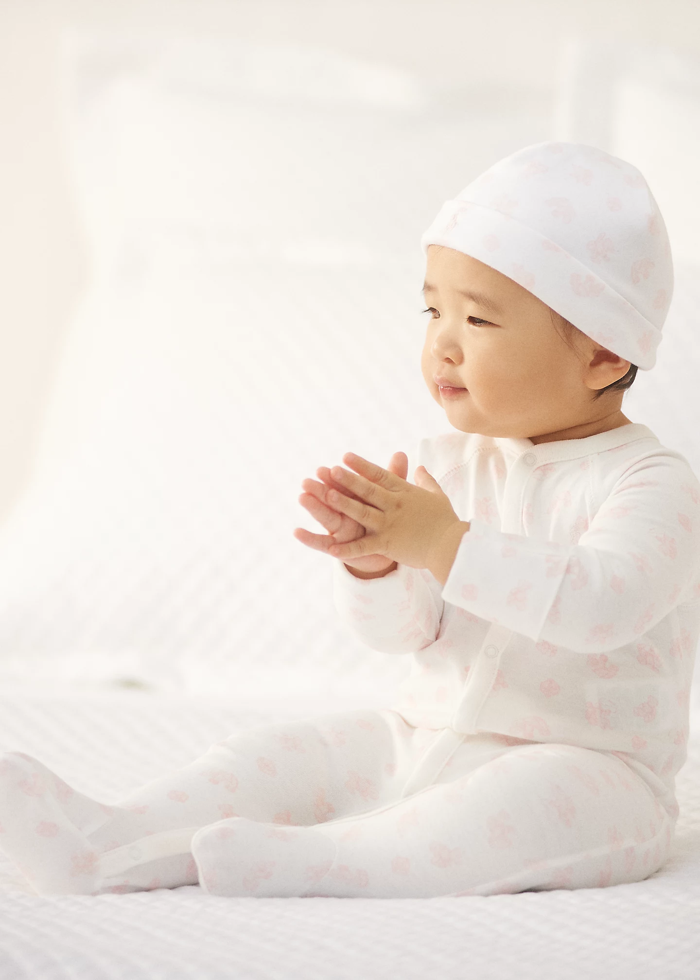 Organic Cotton Interlock Footed Coverall