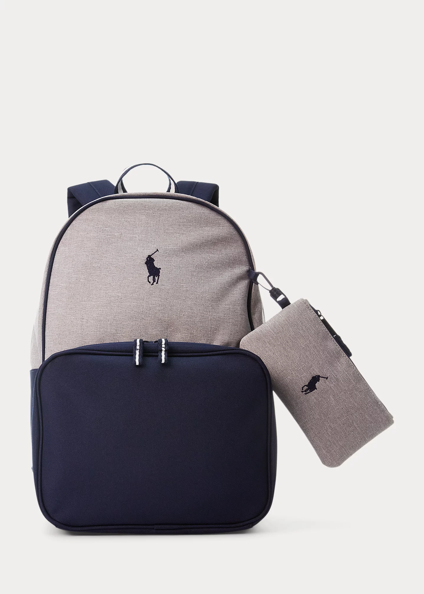 Color-Blocked Backpack & Lunch Tote Set