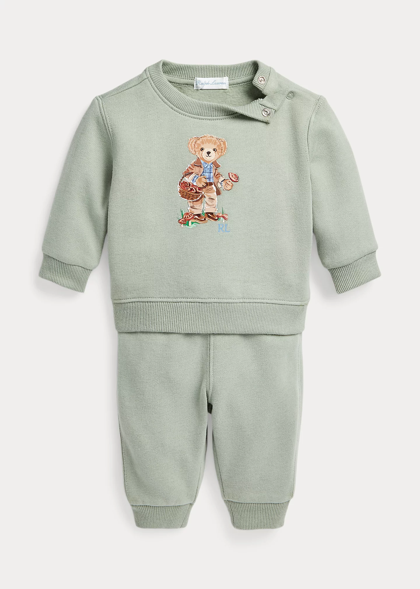 Polo Bear Fleece Sweatshirt & Pant Set
