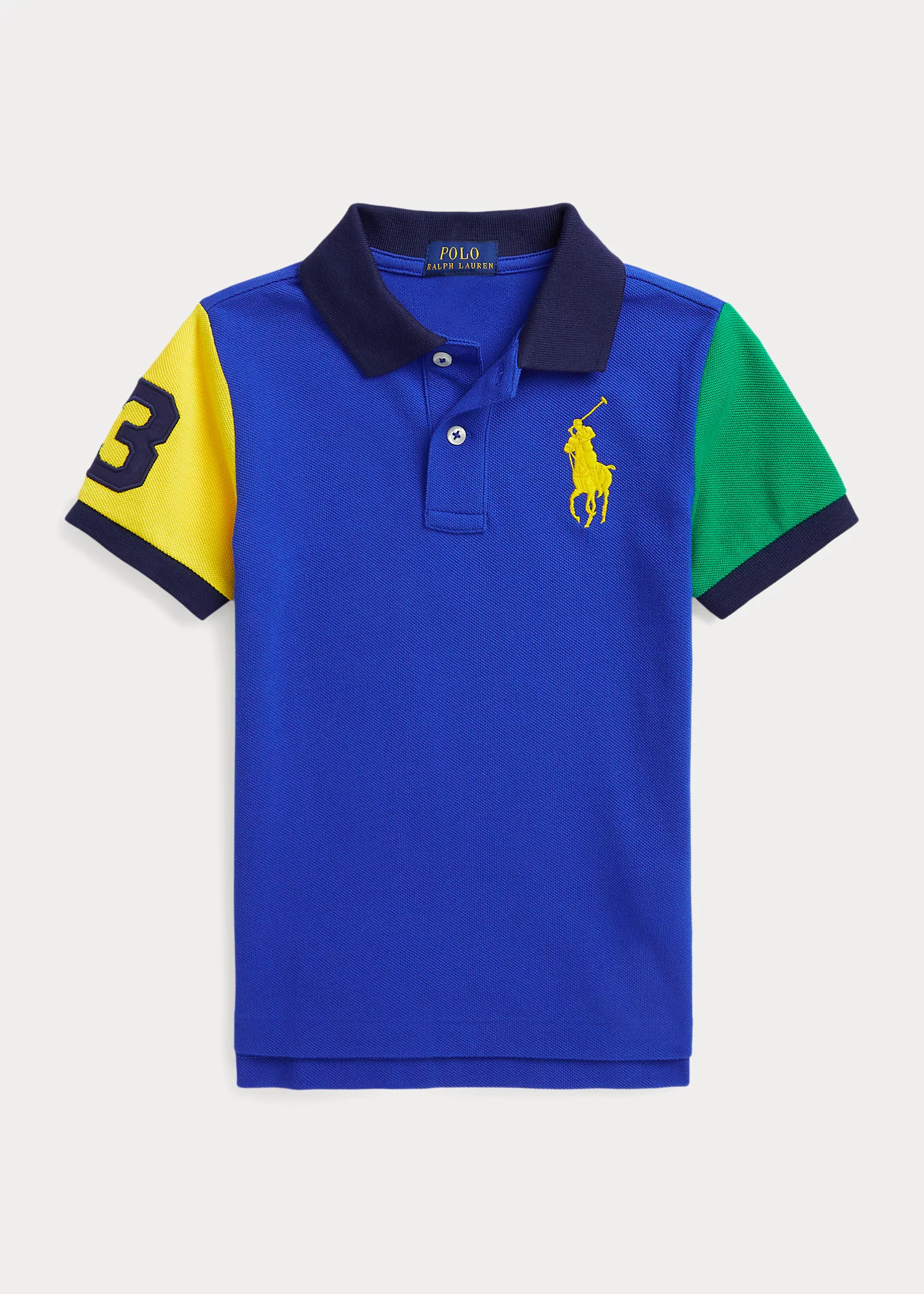 Big Pony Cotton Mesh Polo Shirt