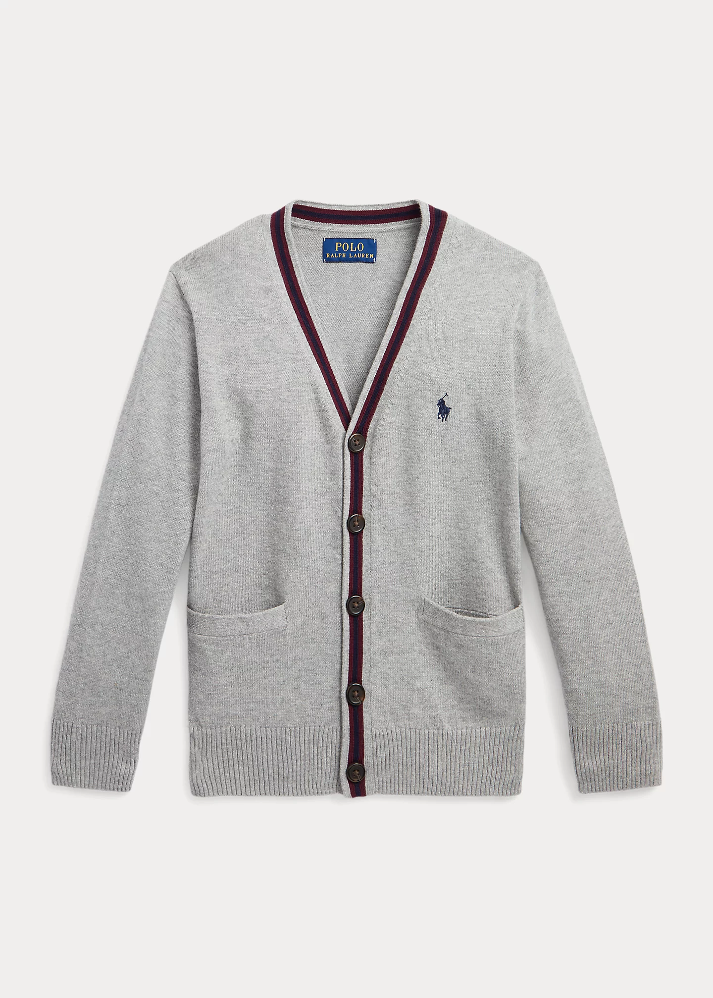 Cotton V-Neck Cardigan