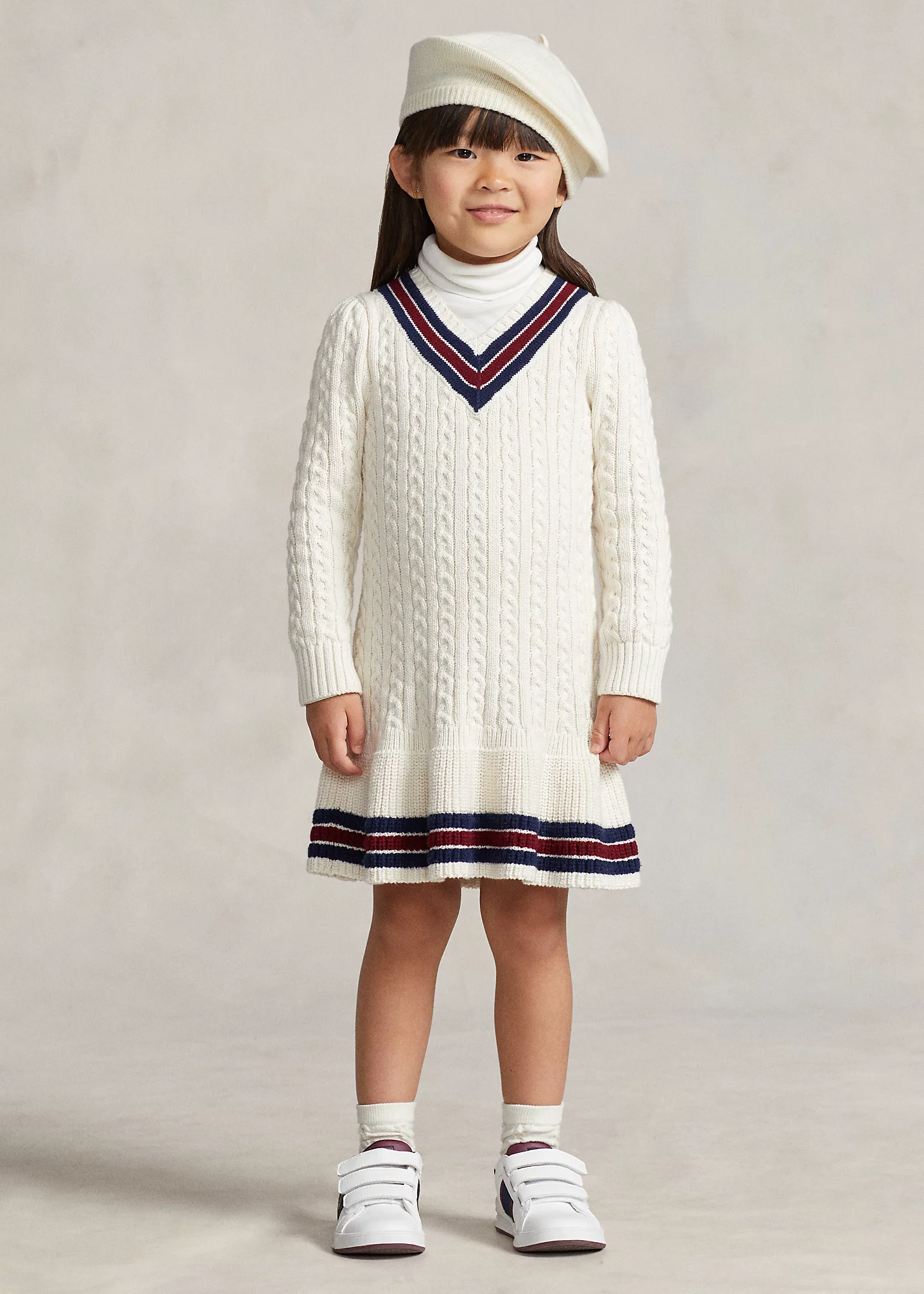 Cotton-Blend Cricket Sweater Dress