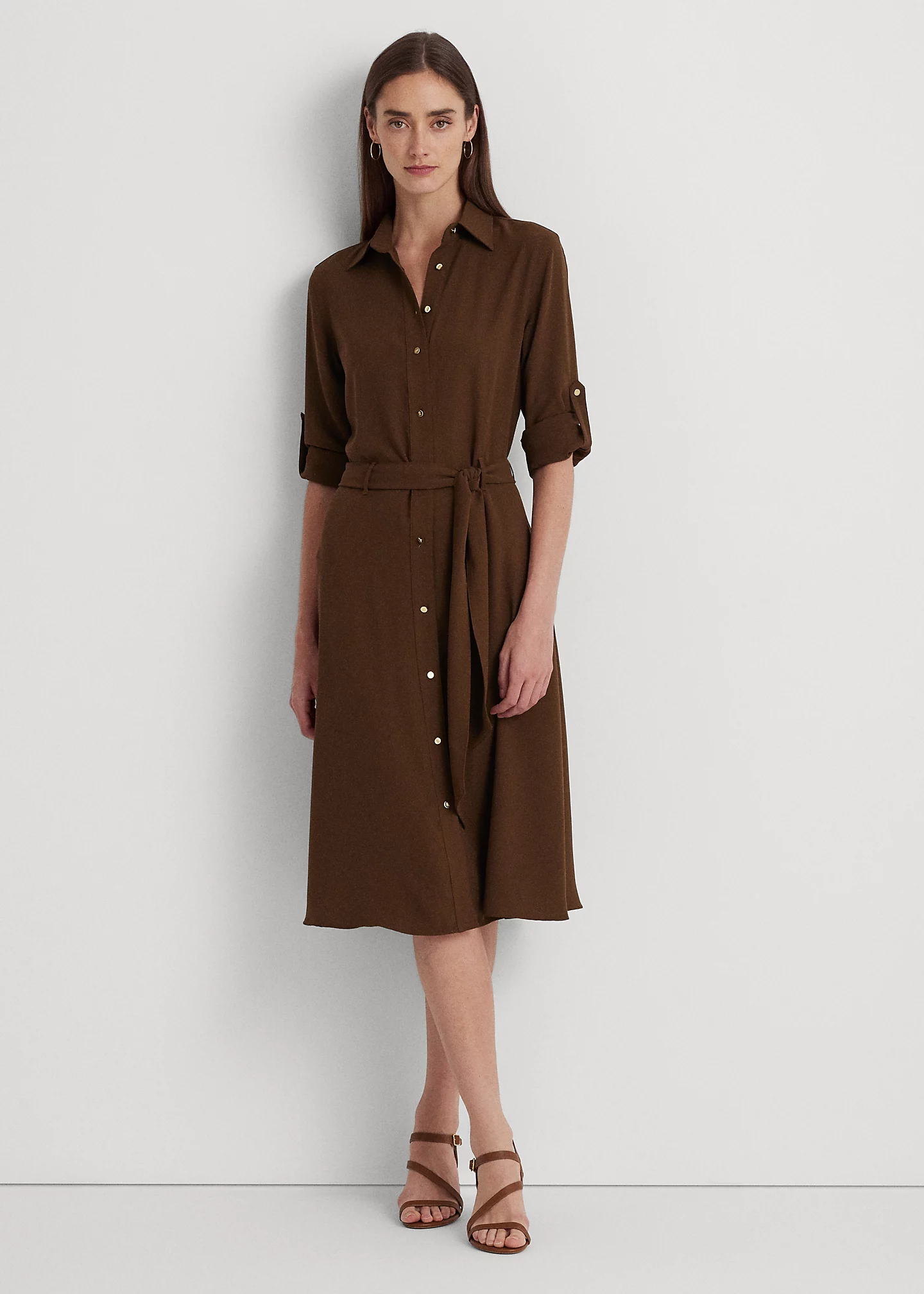 Fit-and-Flare Shirtdress