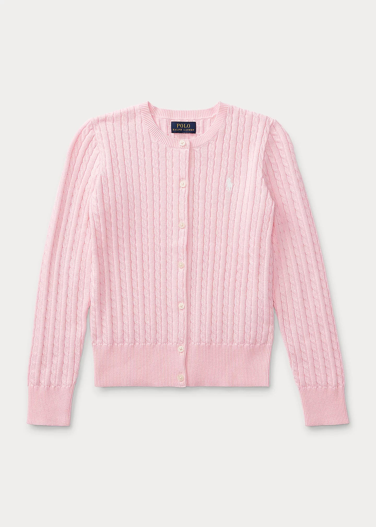 Mini-Cable Cotton Cardigan