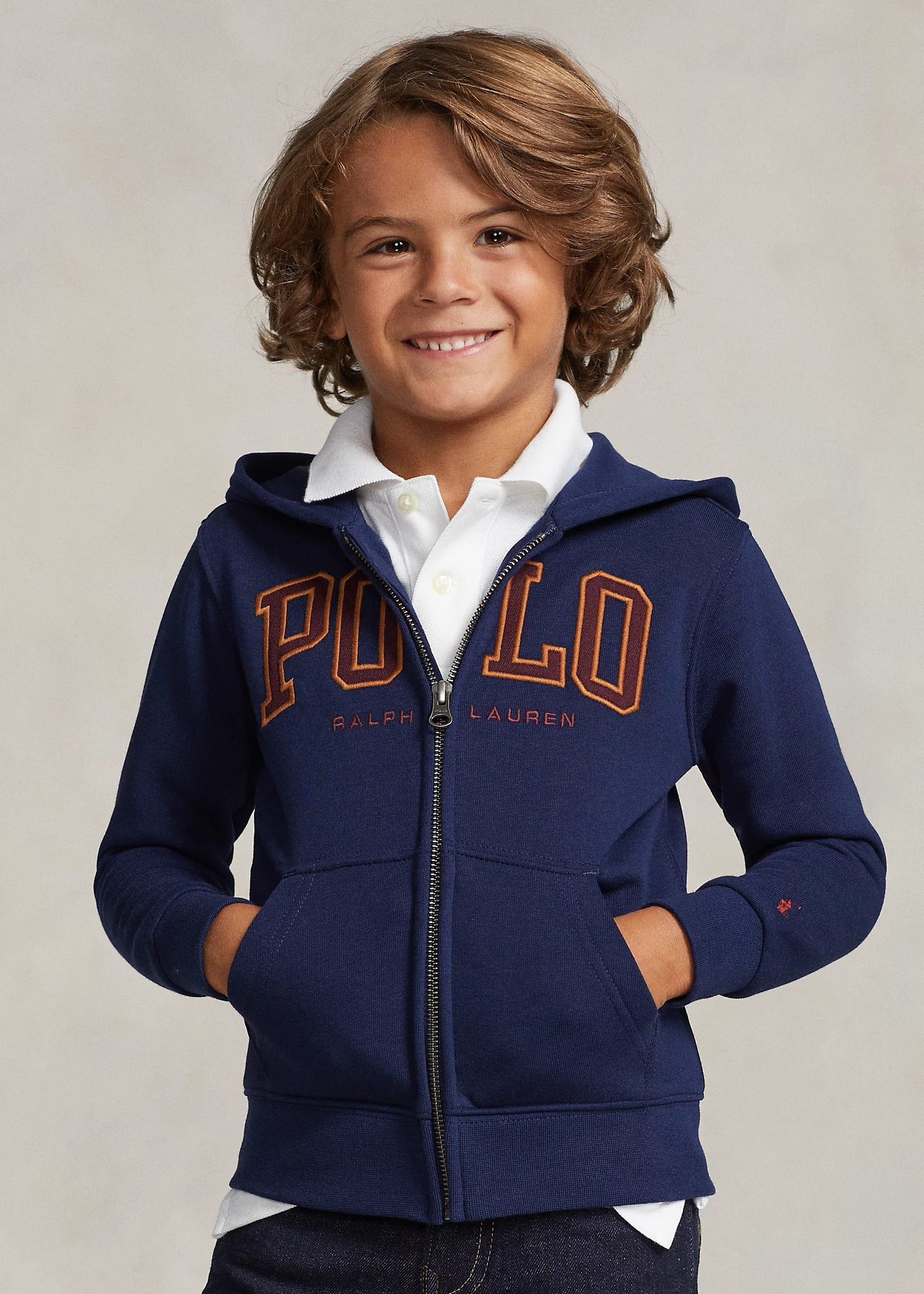 Logo Fleece Full-Zip Hoodie