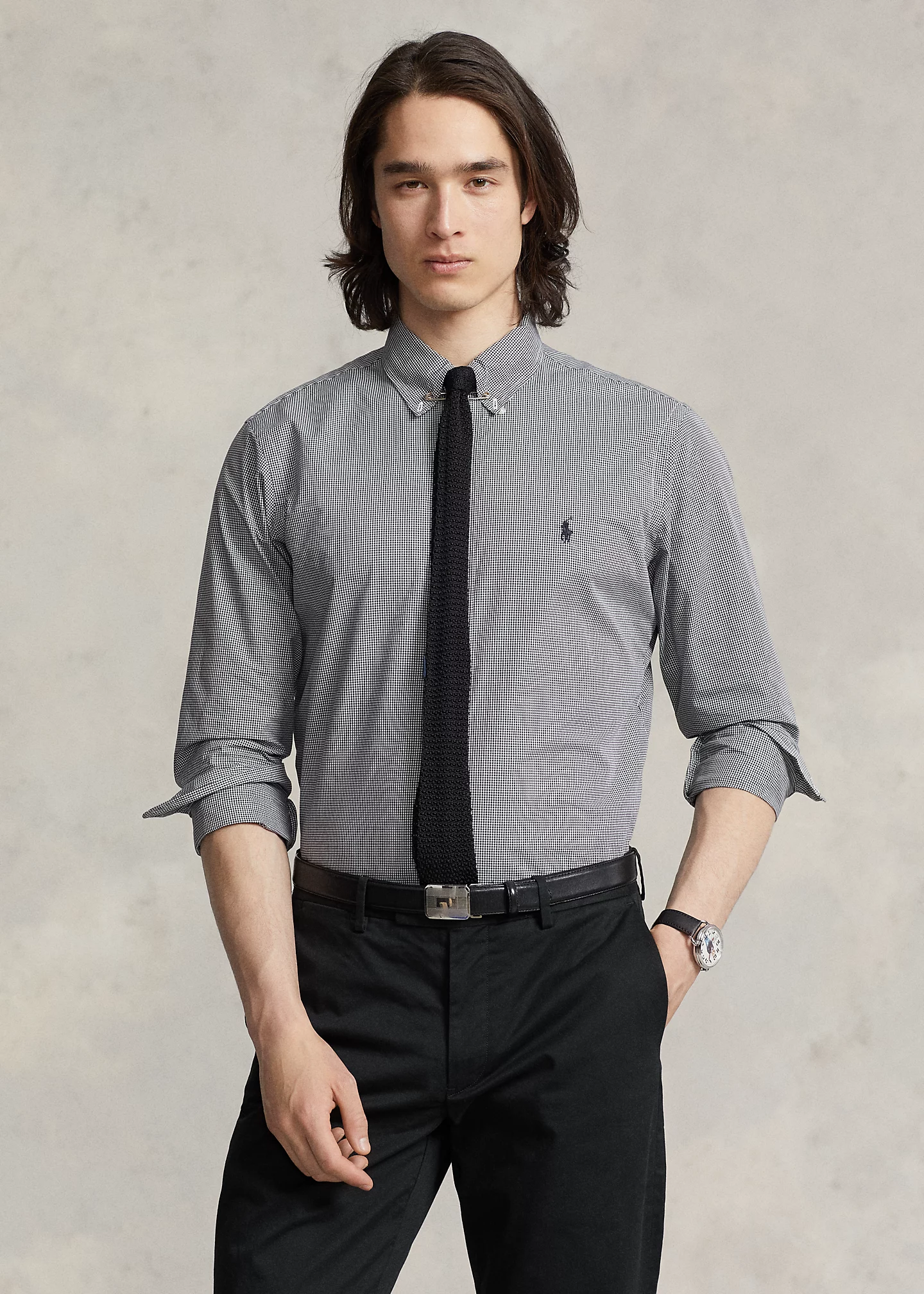 Checked Poplin Shirt - All Fits