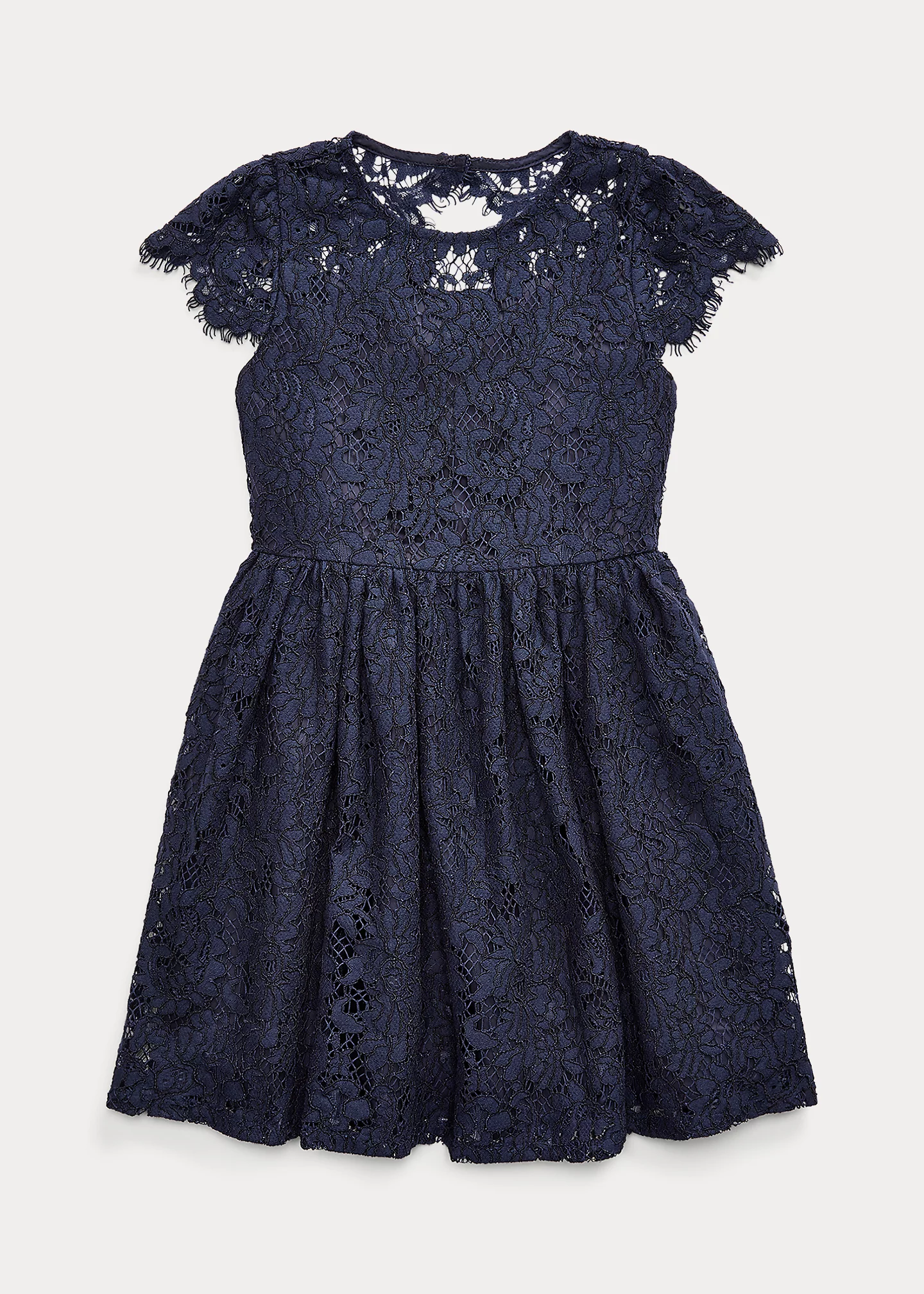 Lace Fit-and-Flare Dress