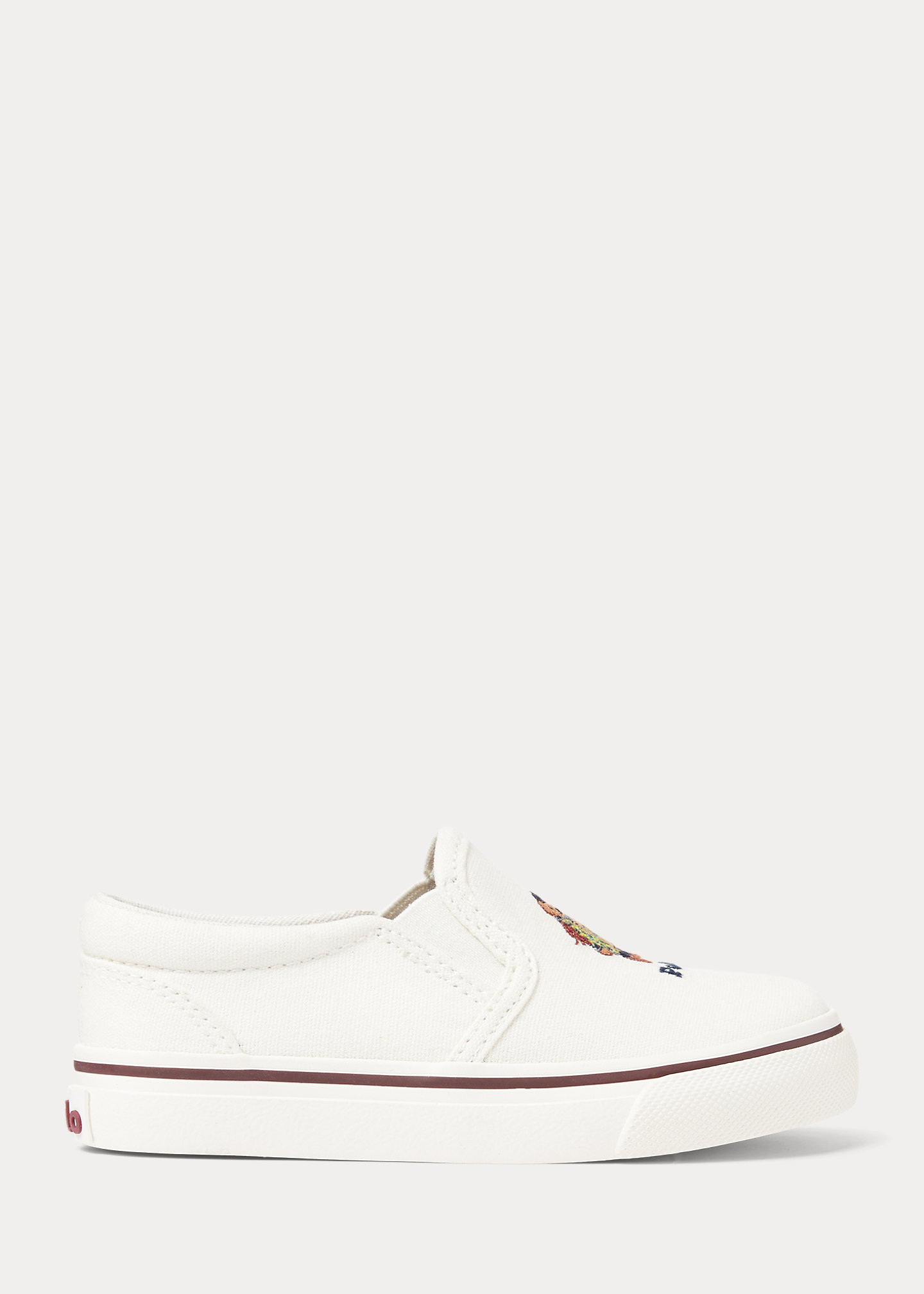 Keaton Polo Bear Canvas Slip-On Sneaker