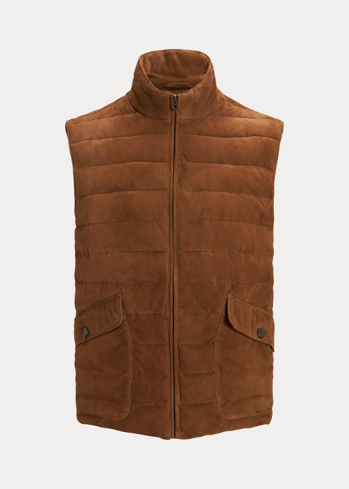 Quilted Suede Vest