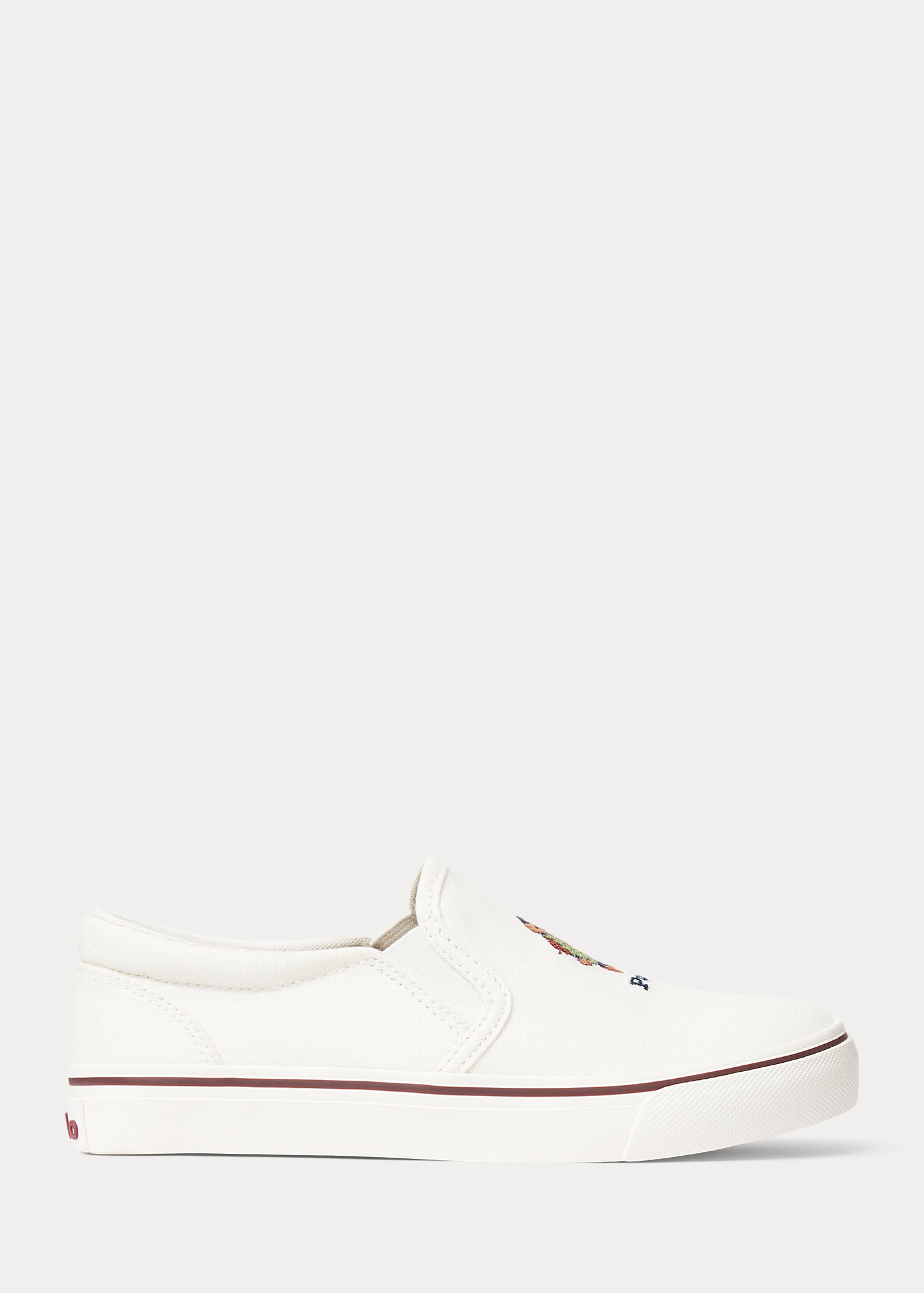 Keaton Polo Bear Canvas Slip-On Sneaker