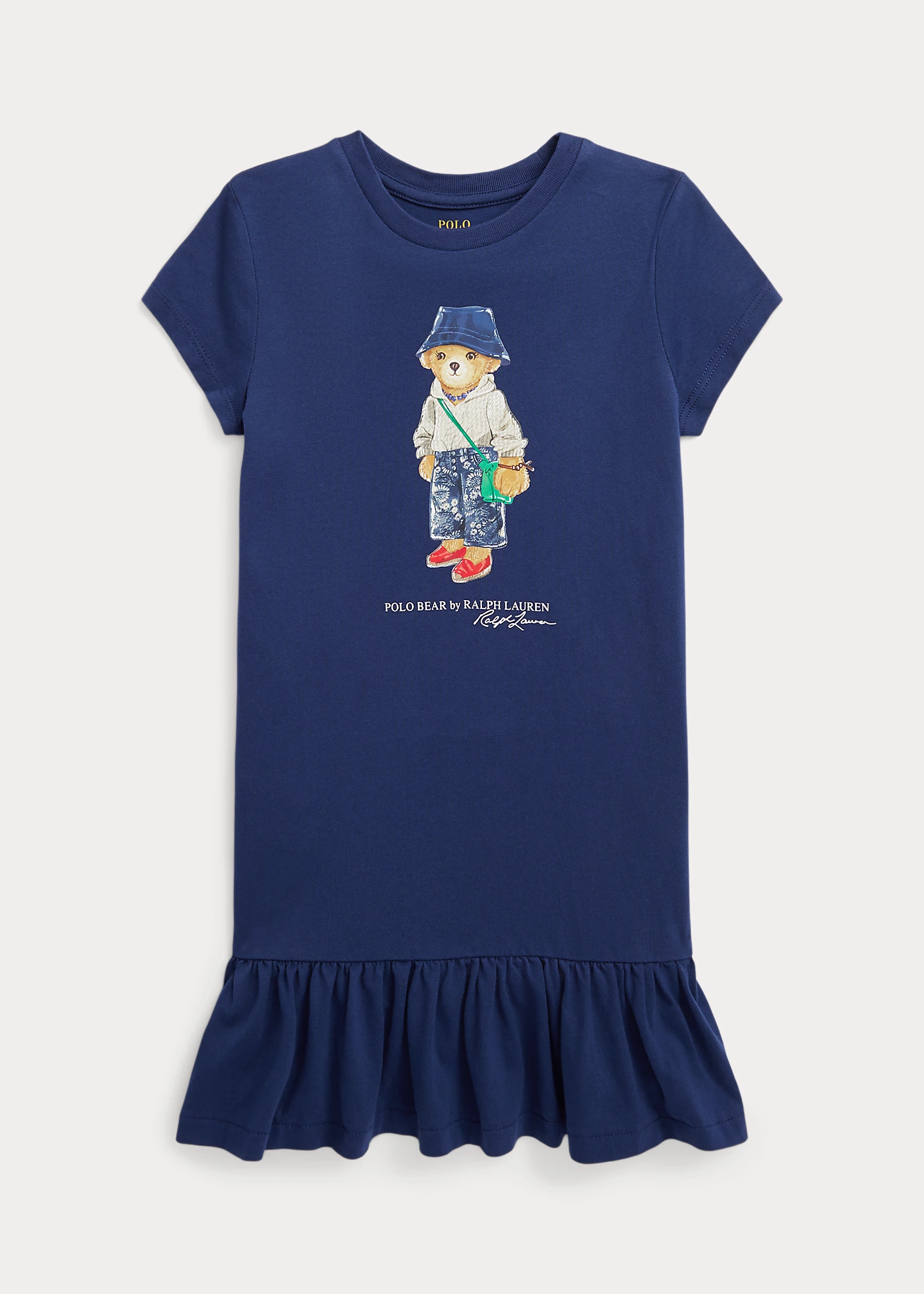 Polo Bear Cotton Jersey Tee Dress