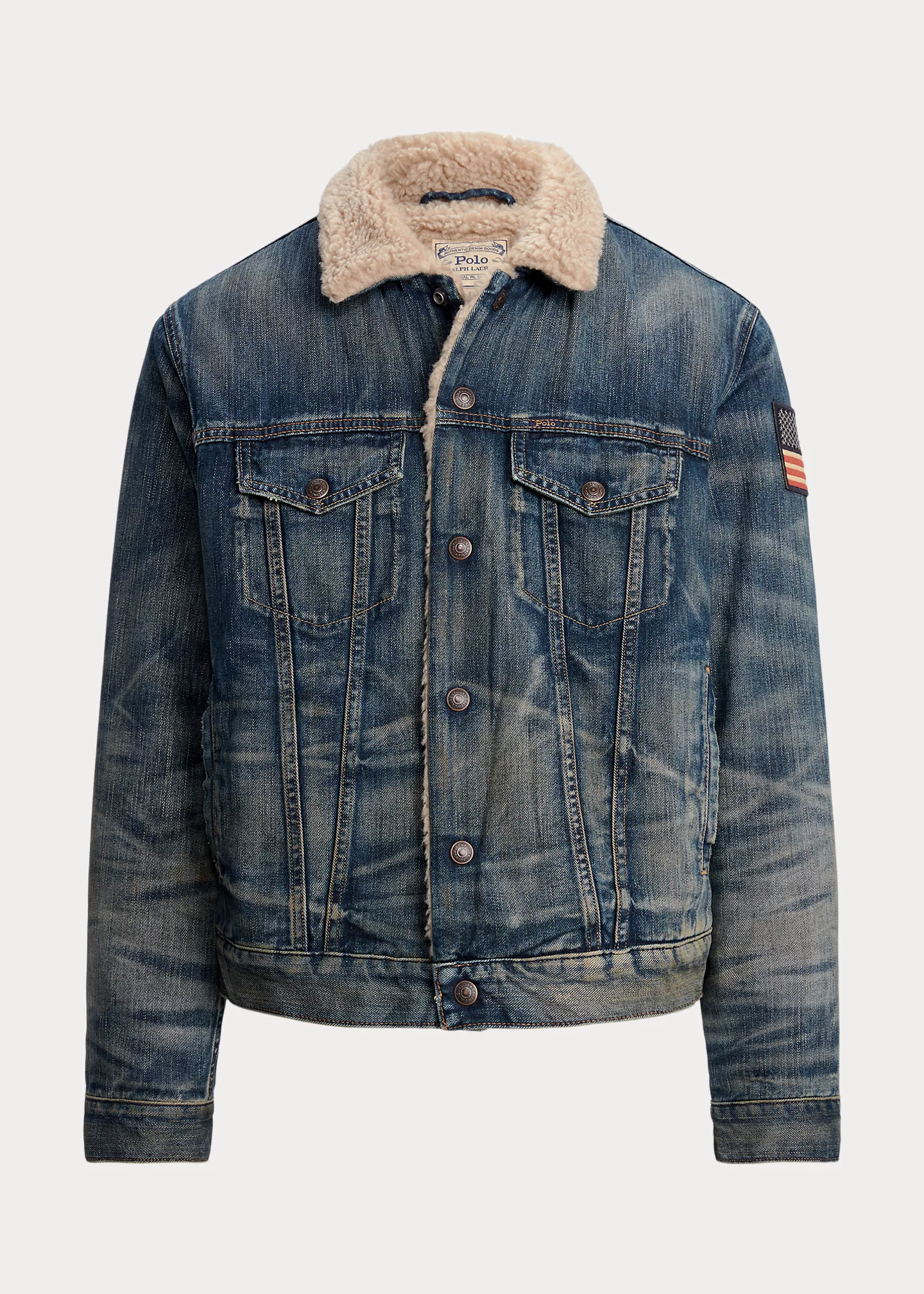 Fleece-Lined Trucker Jacket
