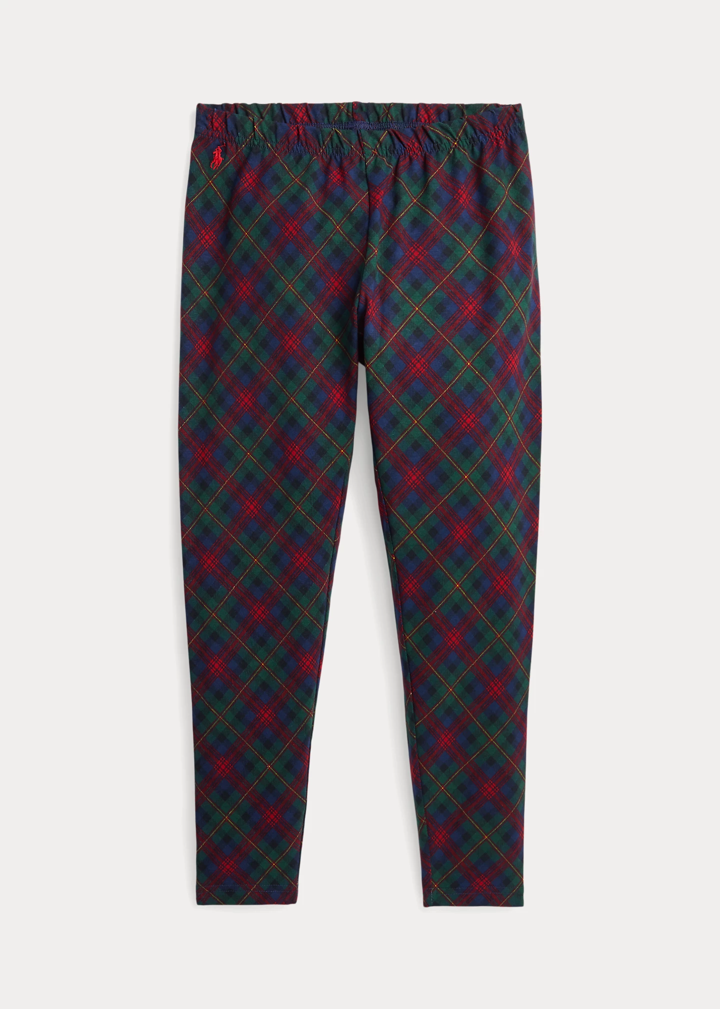 Plaid Stretch Jersey Legging