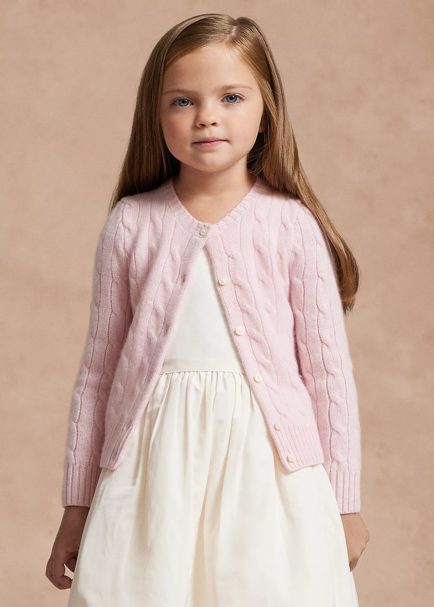 Cable-Knit Cashmere Cardigan