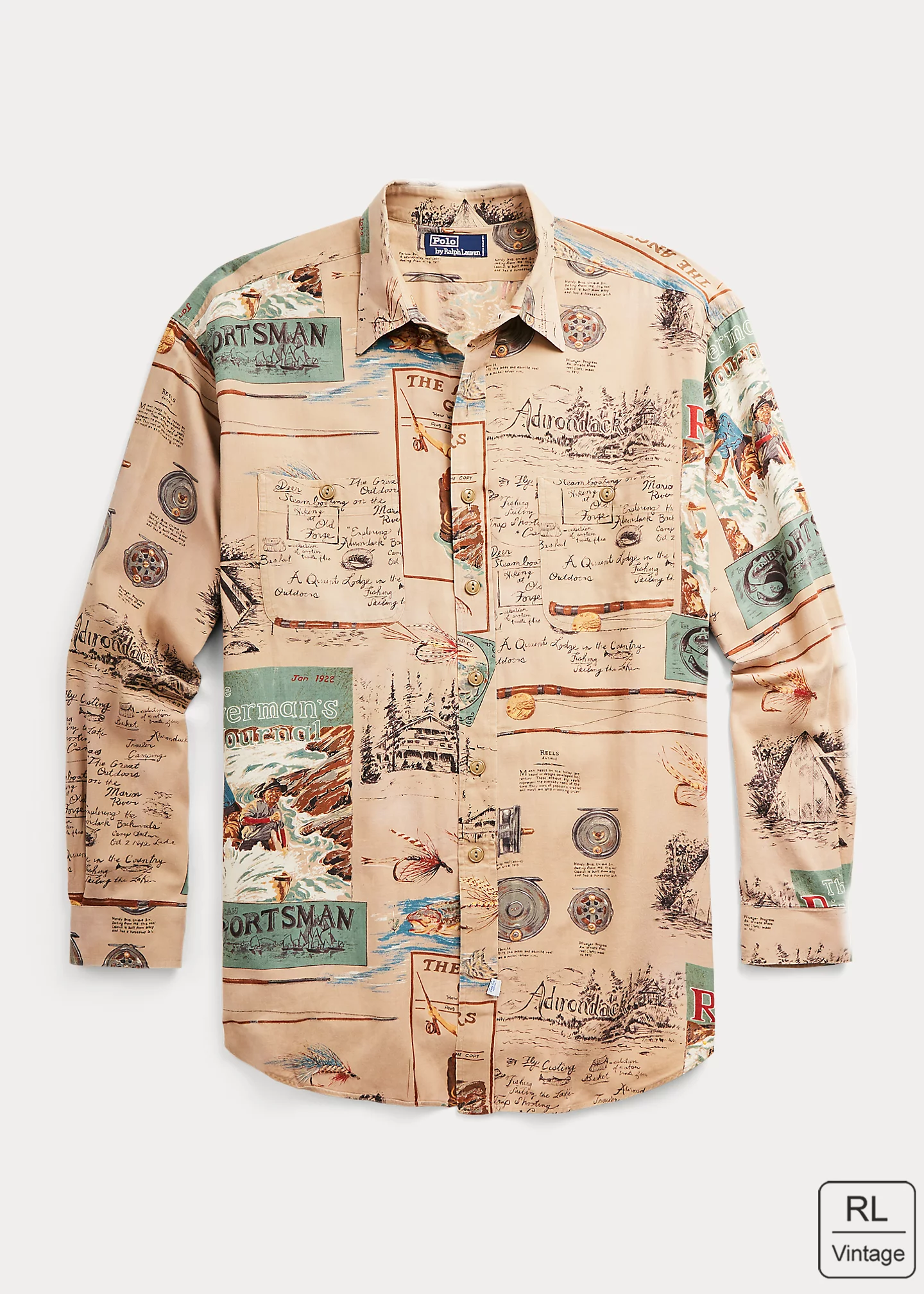 Vintage Print Workshirt (1995) - Size M