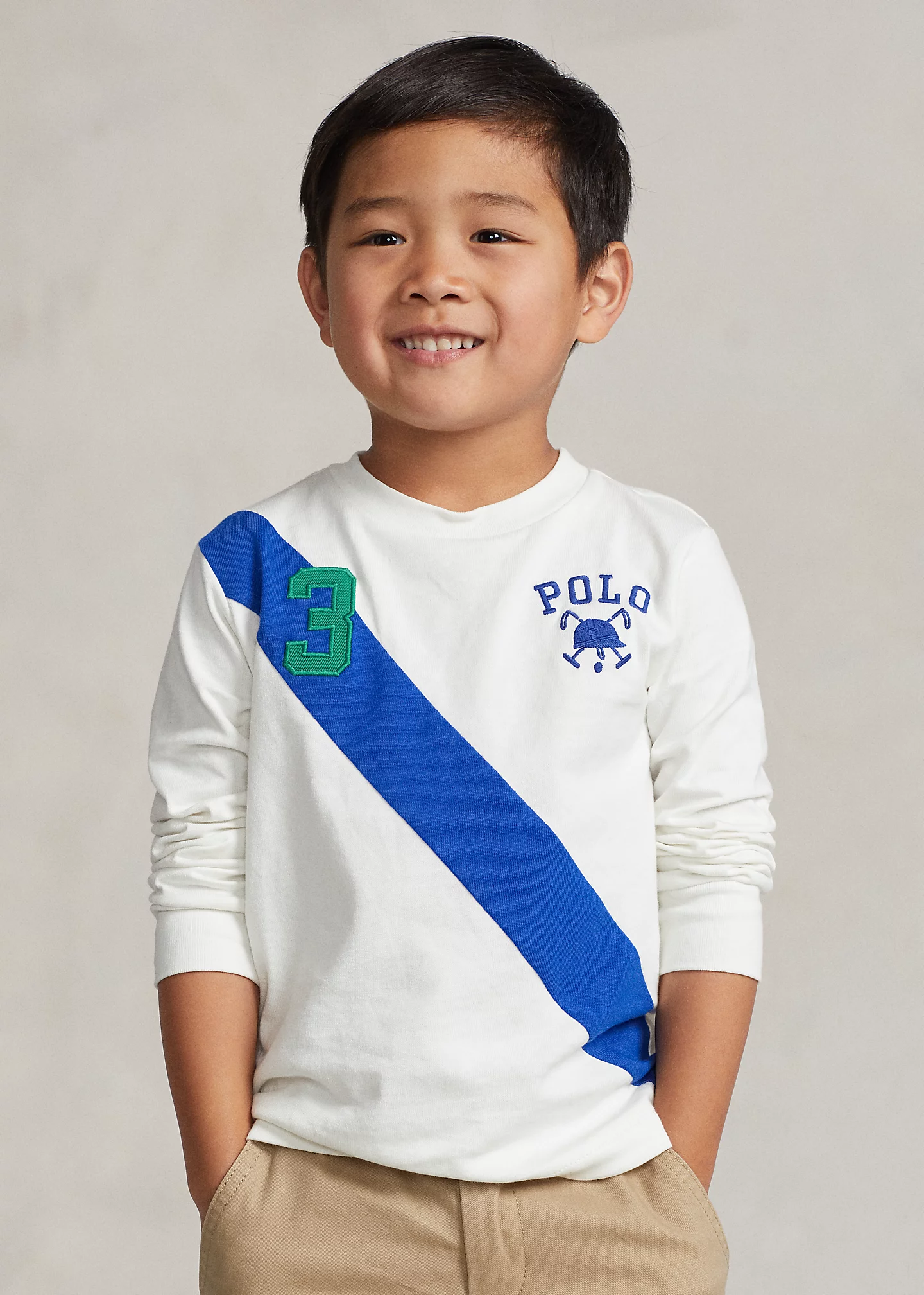 Logo Cotton Jersey Long-Sleeve Tee