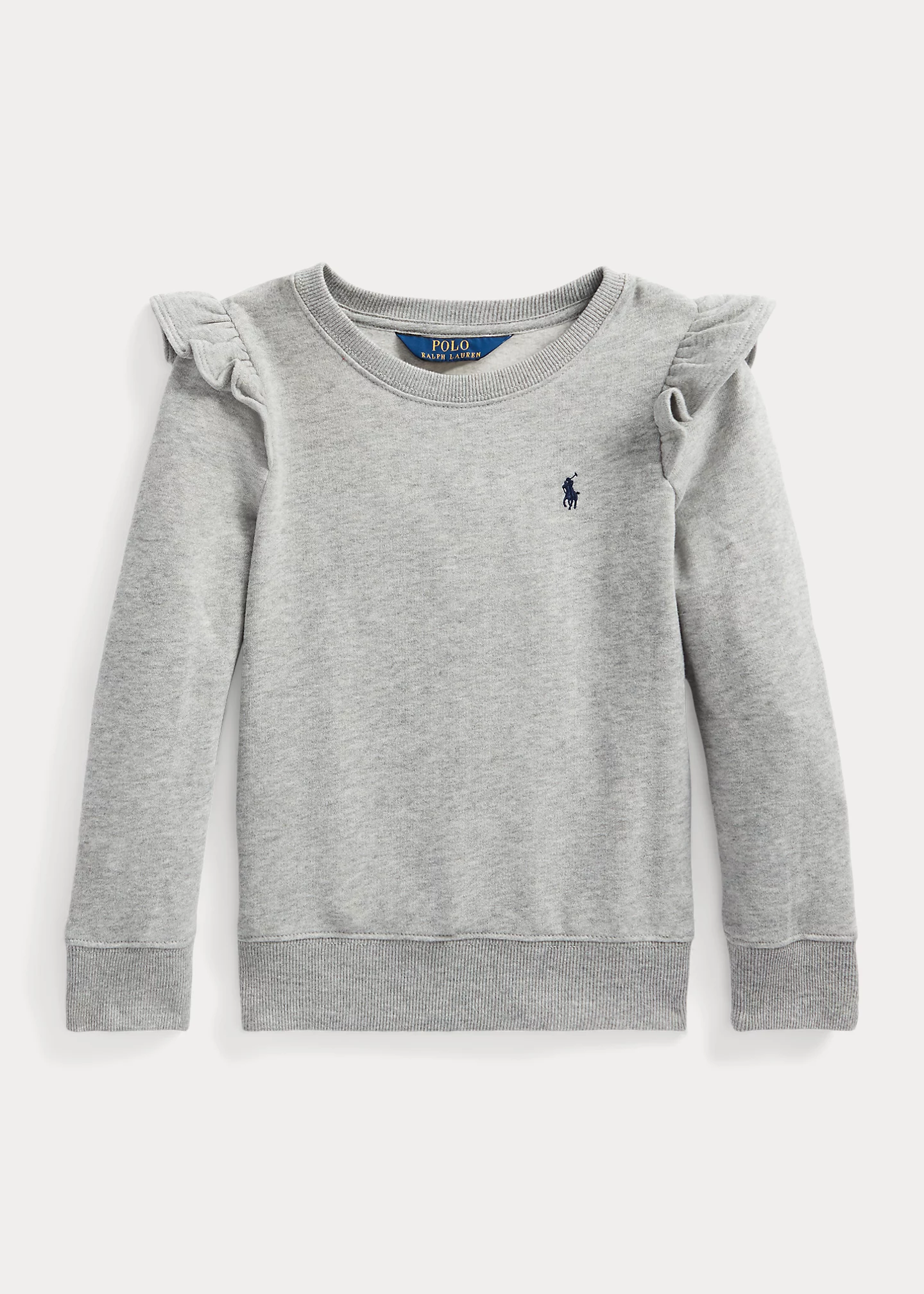 Ruffled Fleece Sweatshirt