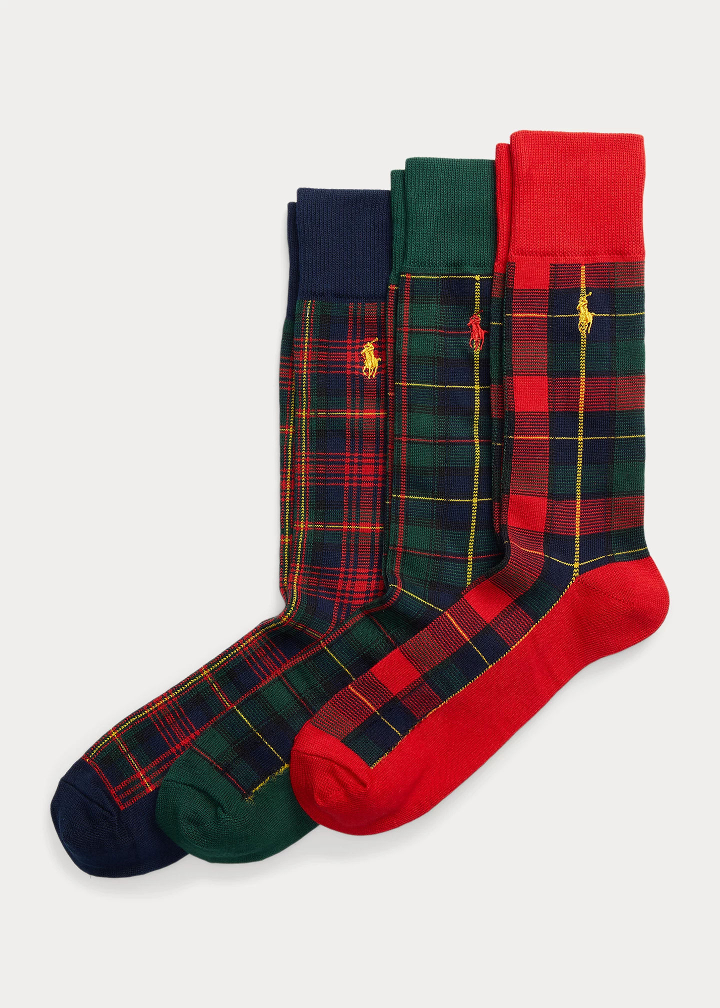 Plaid Trouser Sock 3-Pack