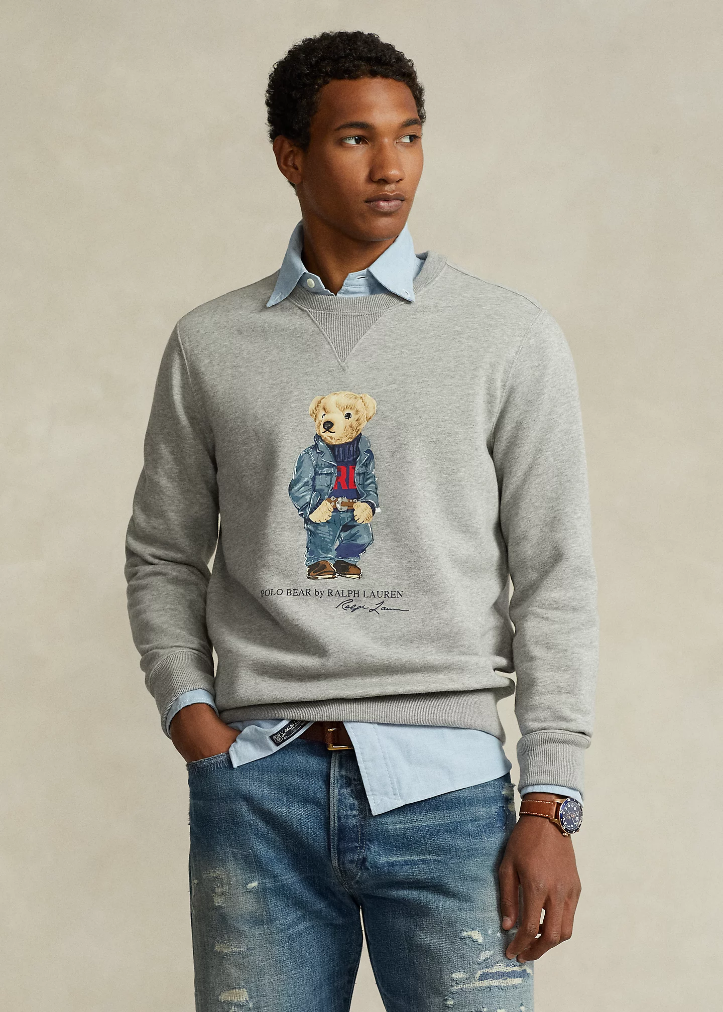 Polo Bear Fleece Sweatshirt