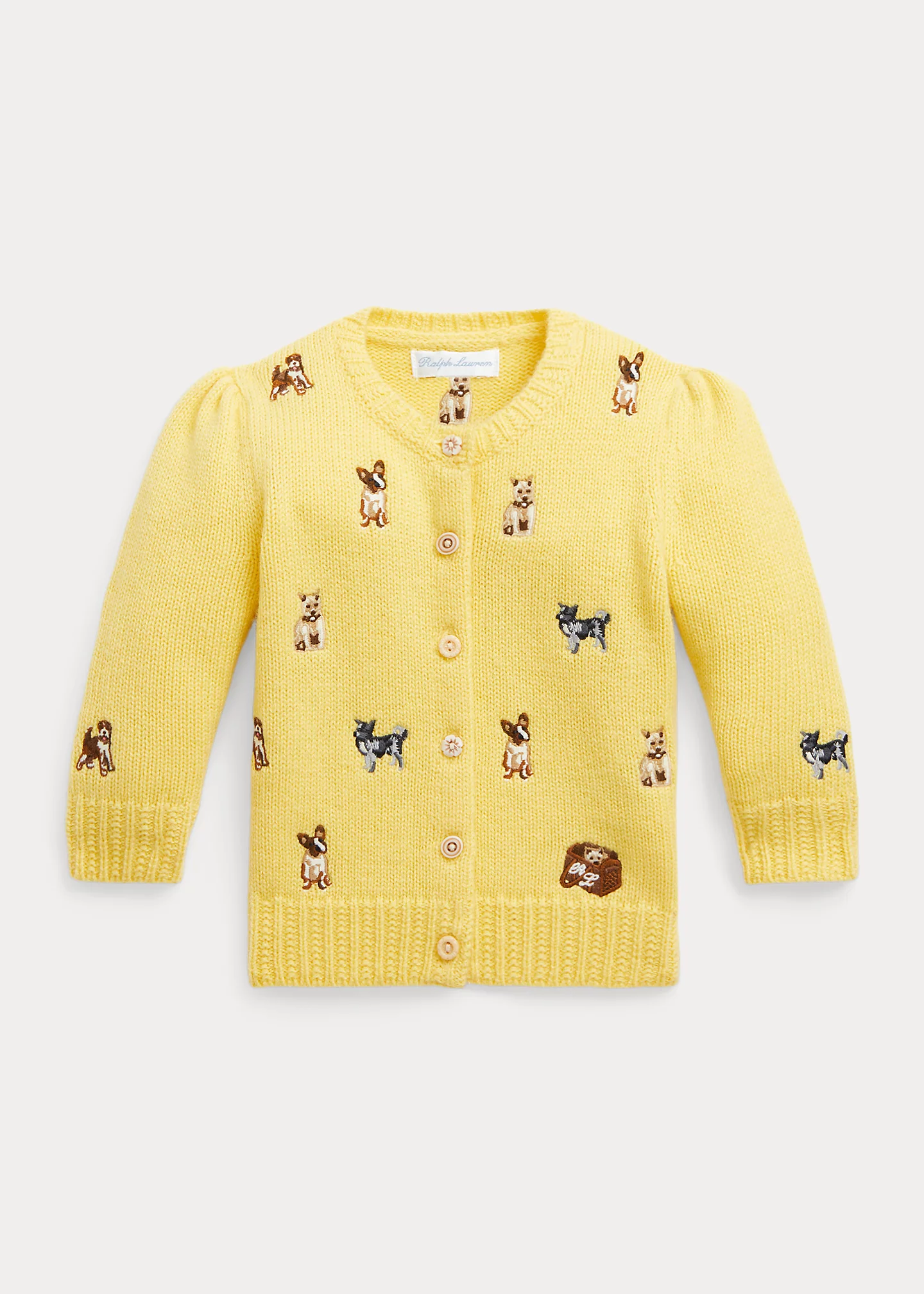 Dog Wool-Blend Cardigan