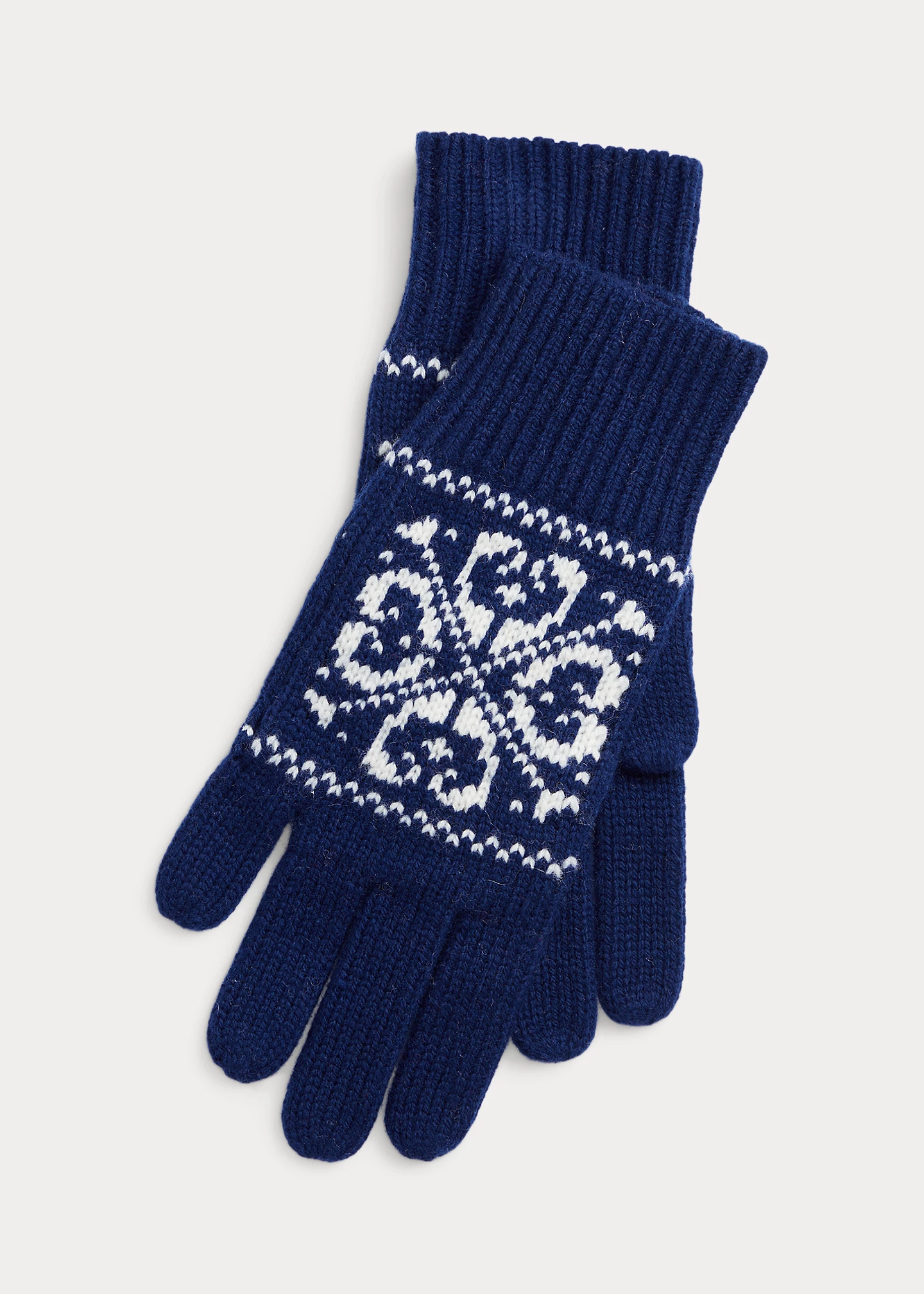 Fair Isle Wool-Blend Gloves